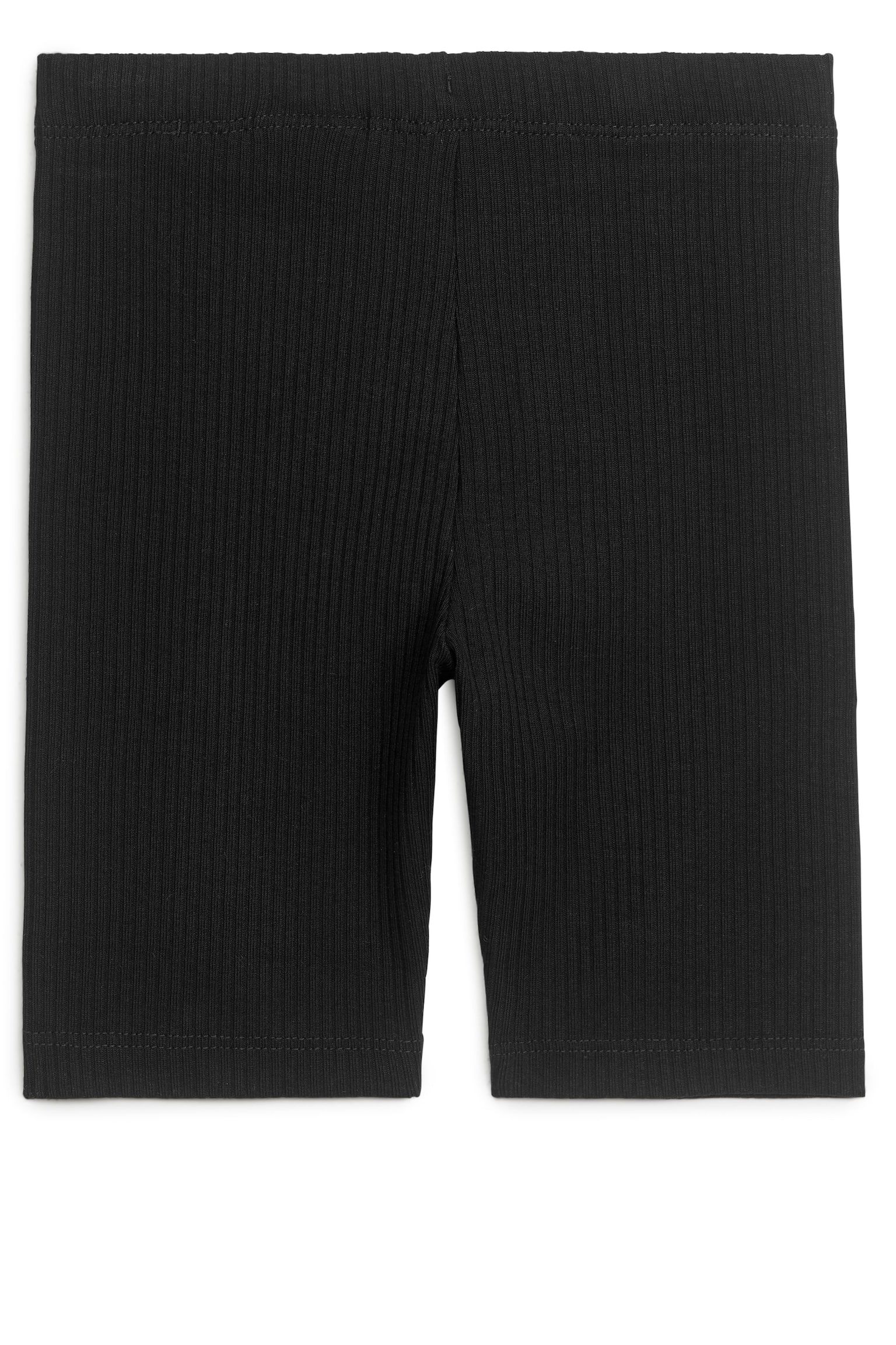 Ribbed Bicycle Shorts - Black/Pink/Blue - 3