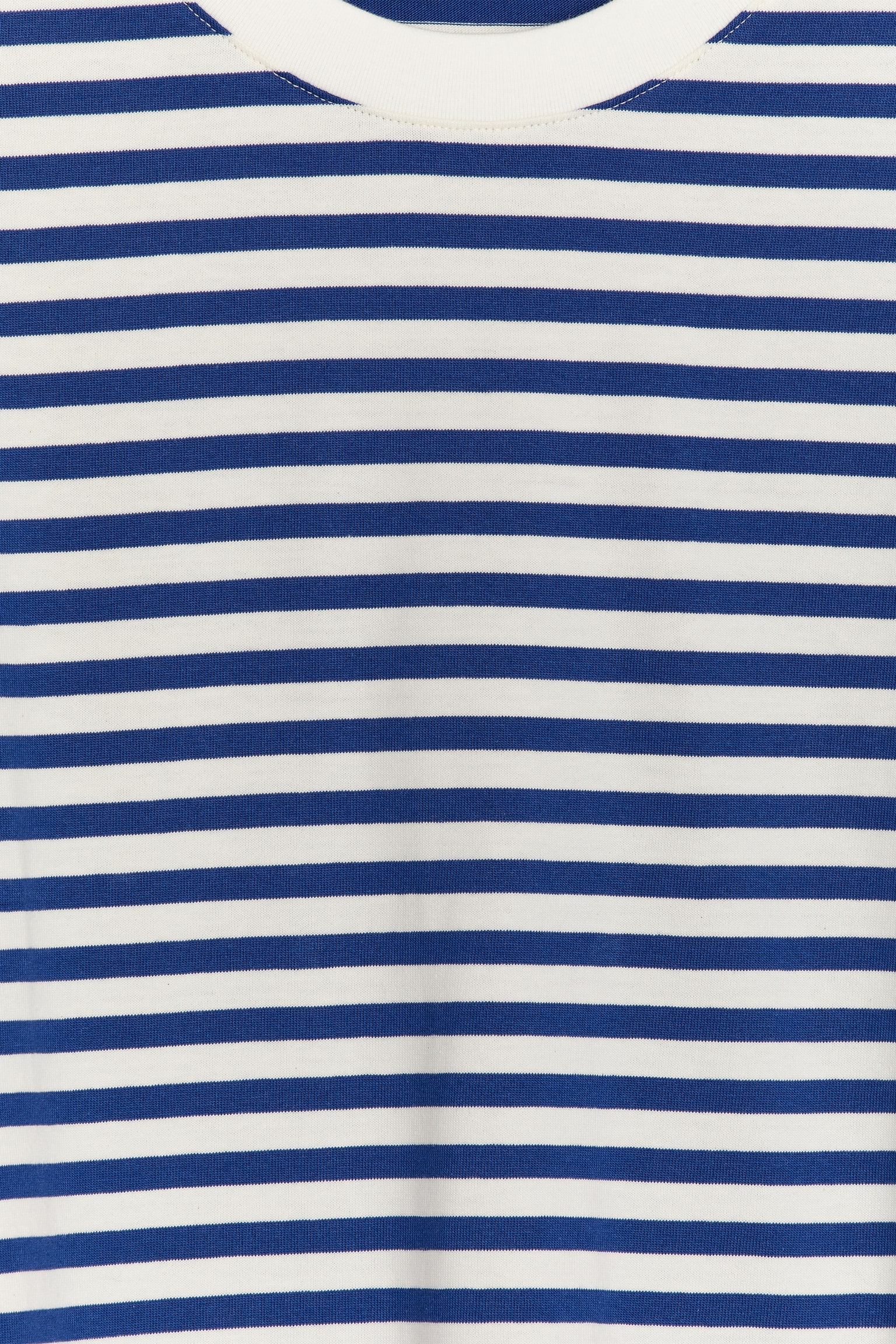 Striped T-Shirt - Bright Blue/Off White/Blue/Grey/Blue/Red/White/Blue/Off White/Blue - 3