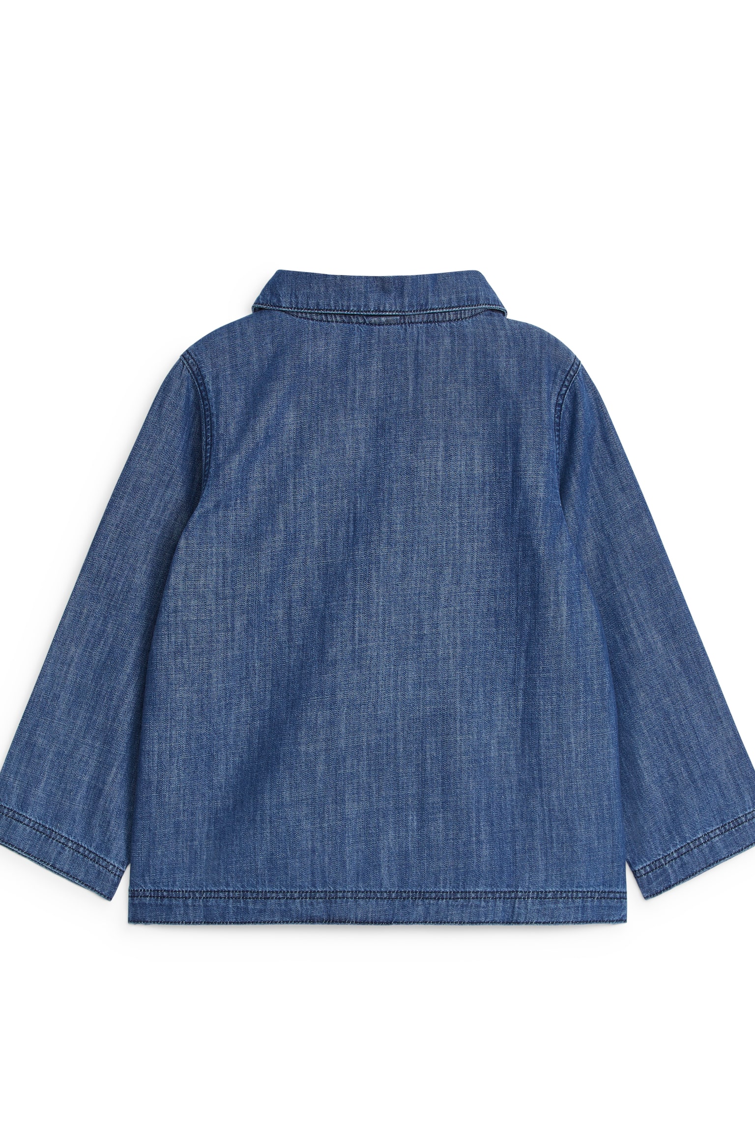 Pop-Over Shirt - Mid Blue - 4