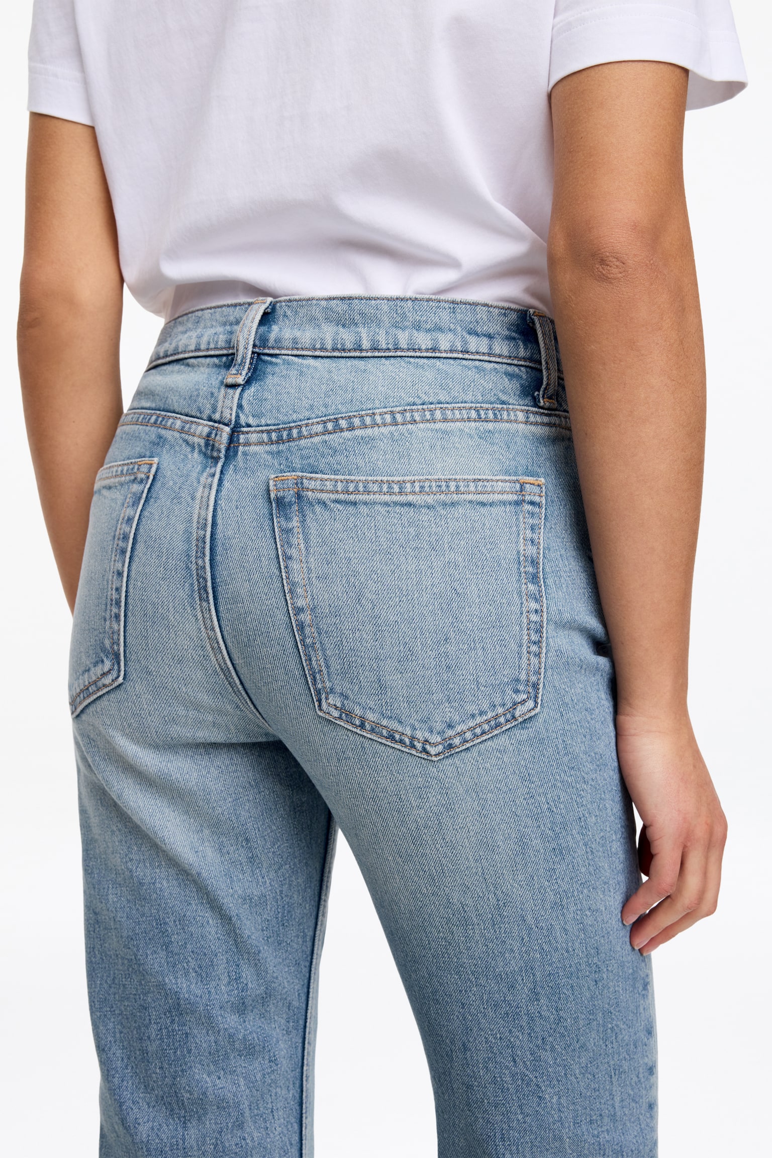 JADE lange slim-fit jeans - Lichtblauw/Zwart/Blauw - 5