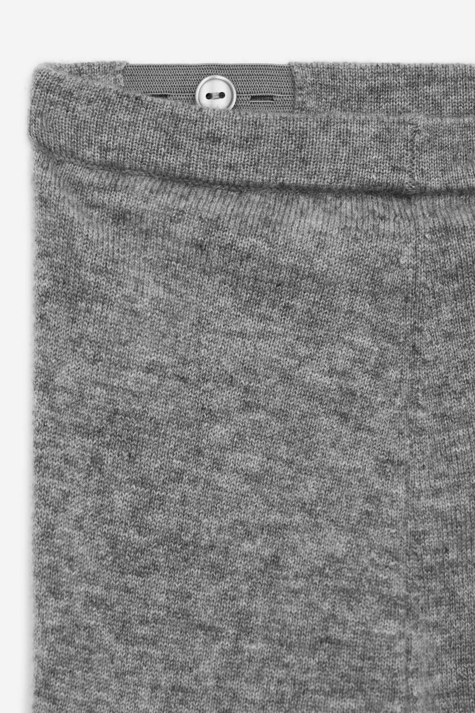 Newborn Cashmere Trousers - Grey - 3