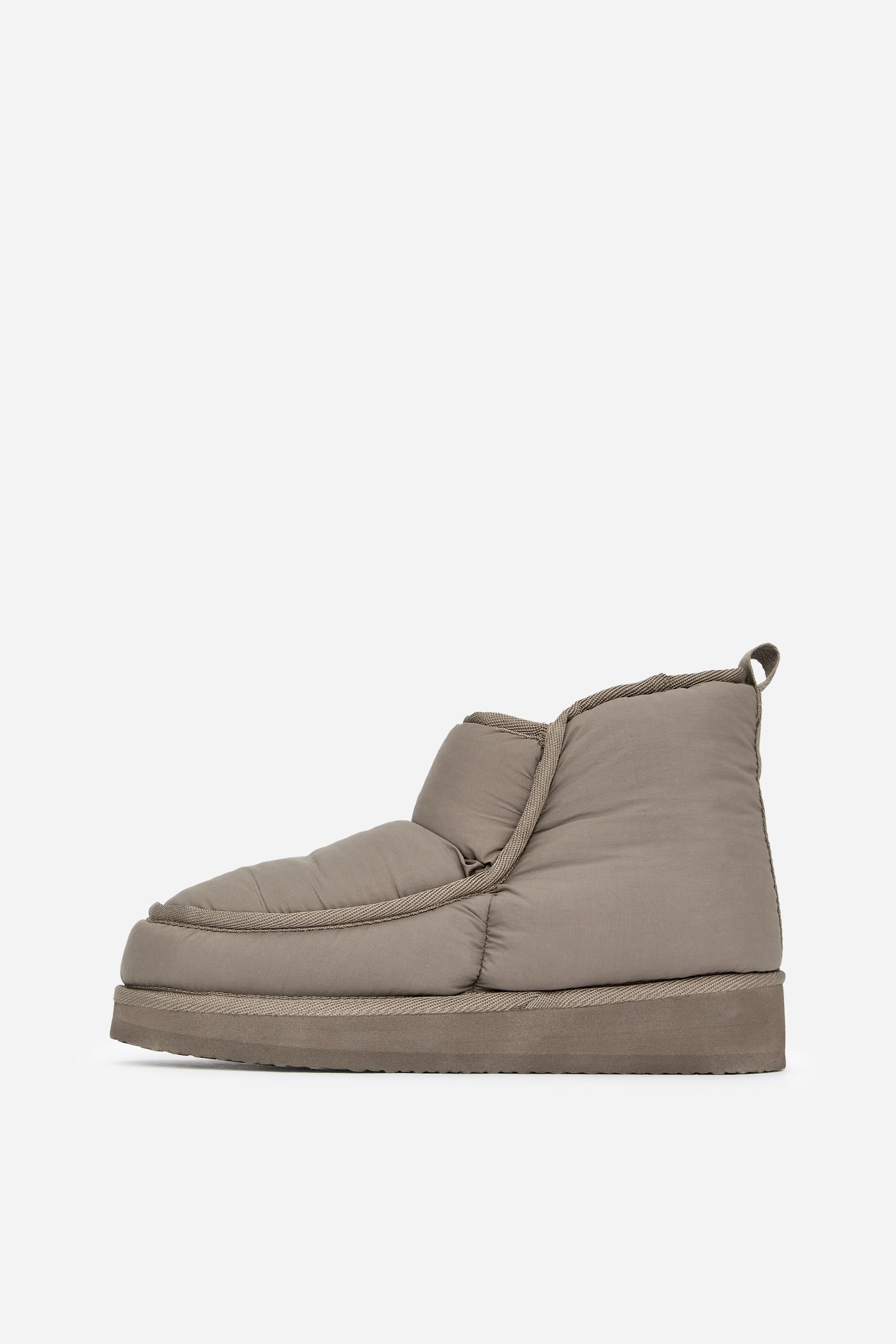 Stiefel mit Füllung - Dunkles Graubraun - 8