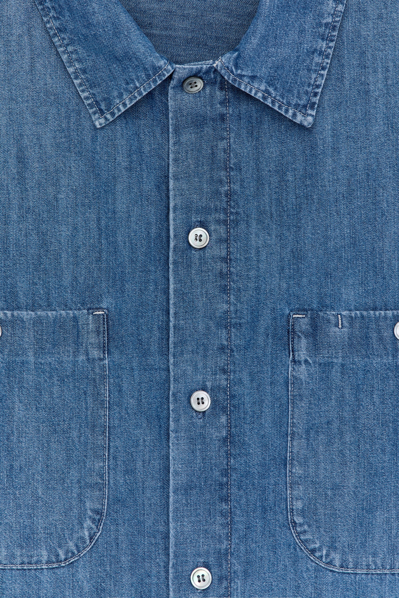 Legeres Jeanshemd - Blau - 3