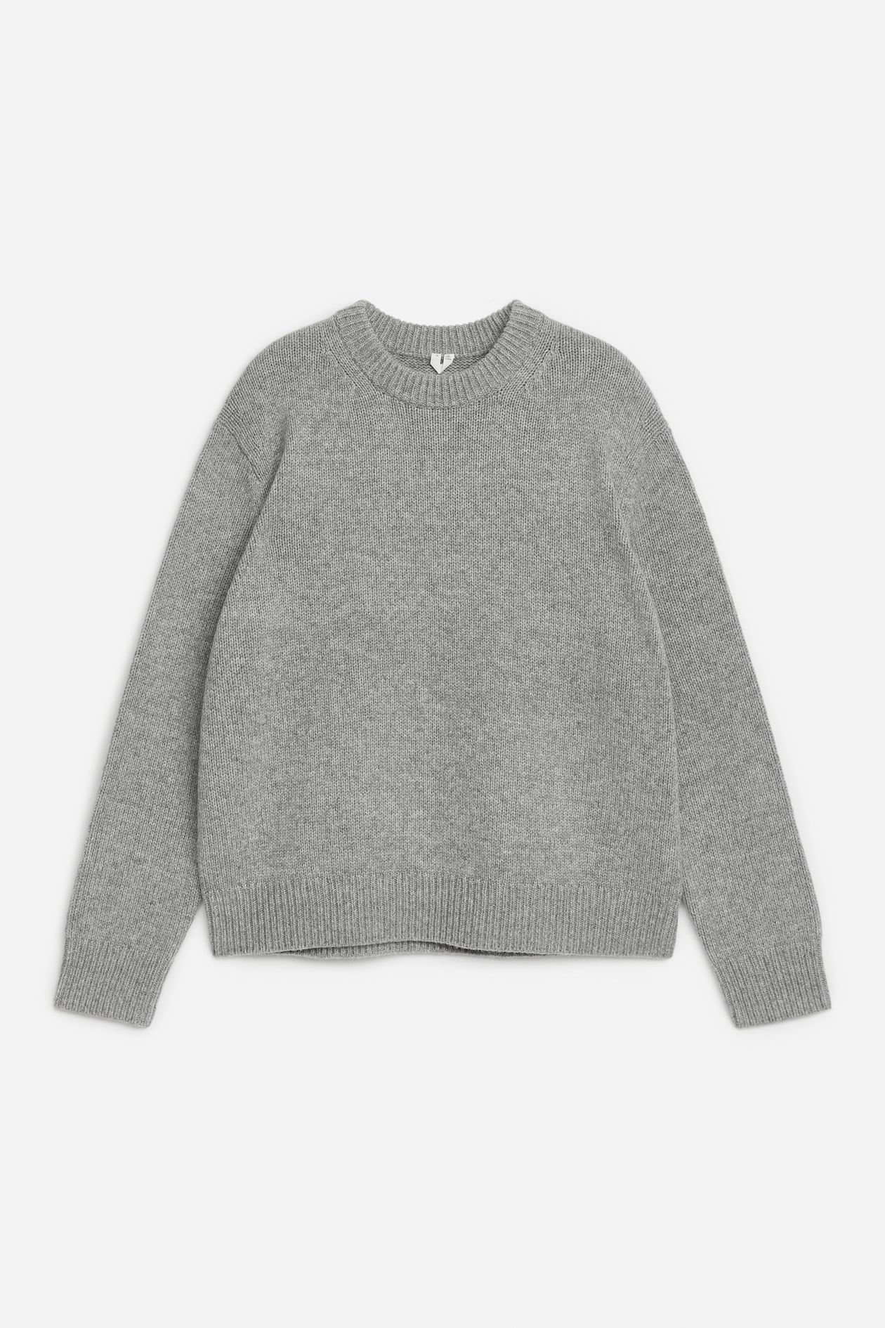 Sweater Schwerer Strickpullover Wollpullover Grauer Dicker