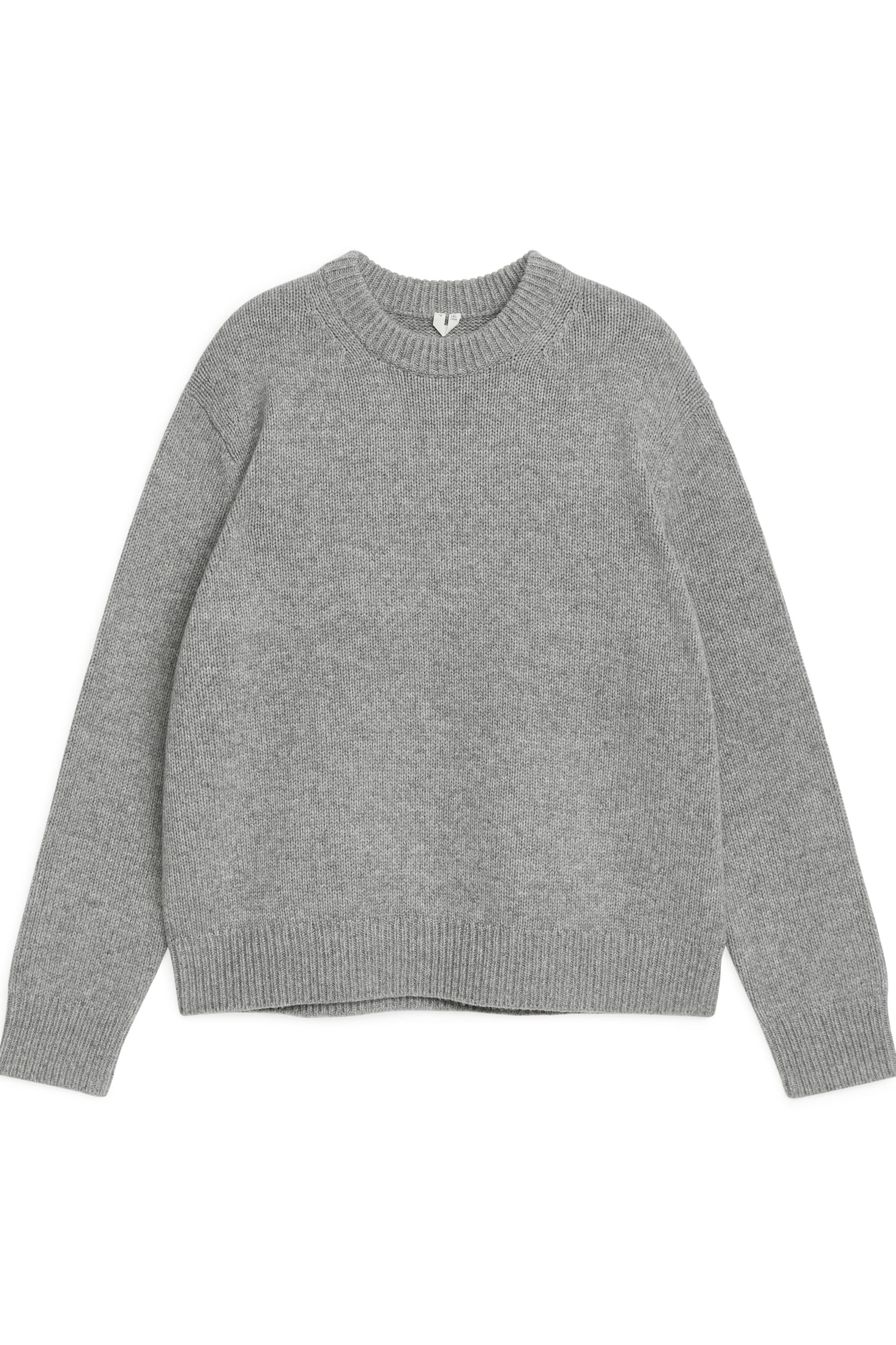 Heavy Knit Wool Blend Jumper - Grey/Blue Melange/Brown/Black Melange/Dark Red/Beige/Dark Blue/Beige Melange - 1