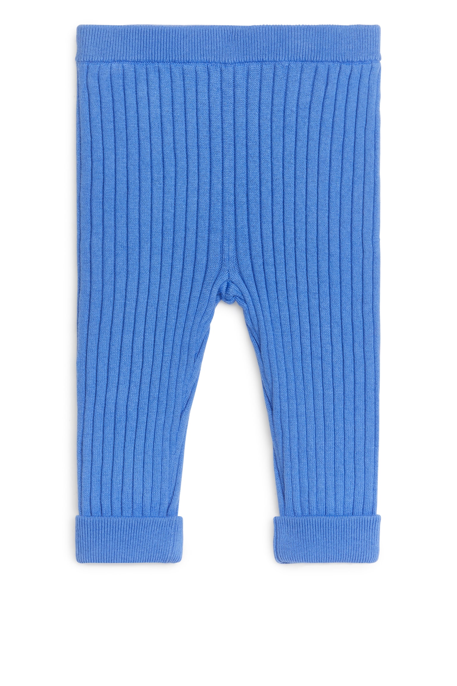 Cotton Wool Leggings - Blue/Beige - 1