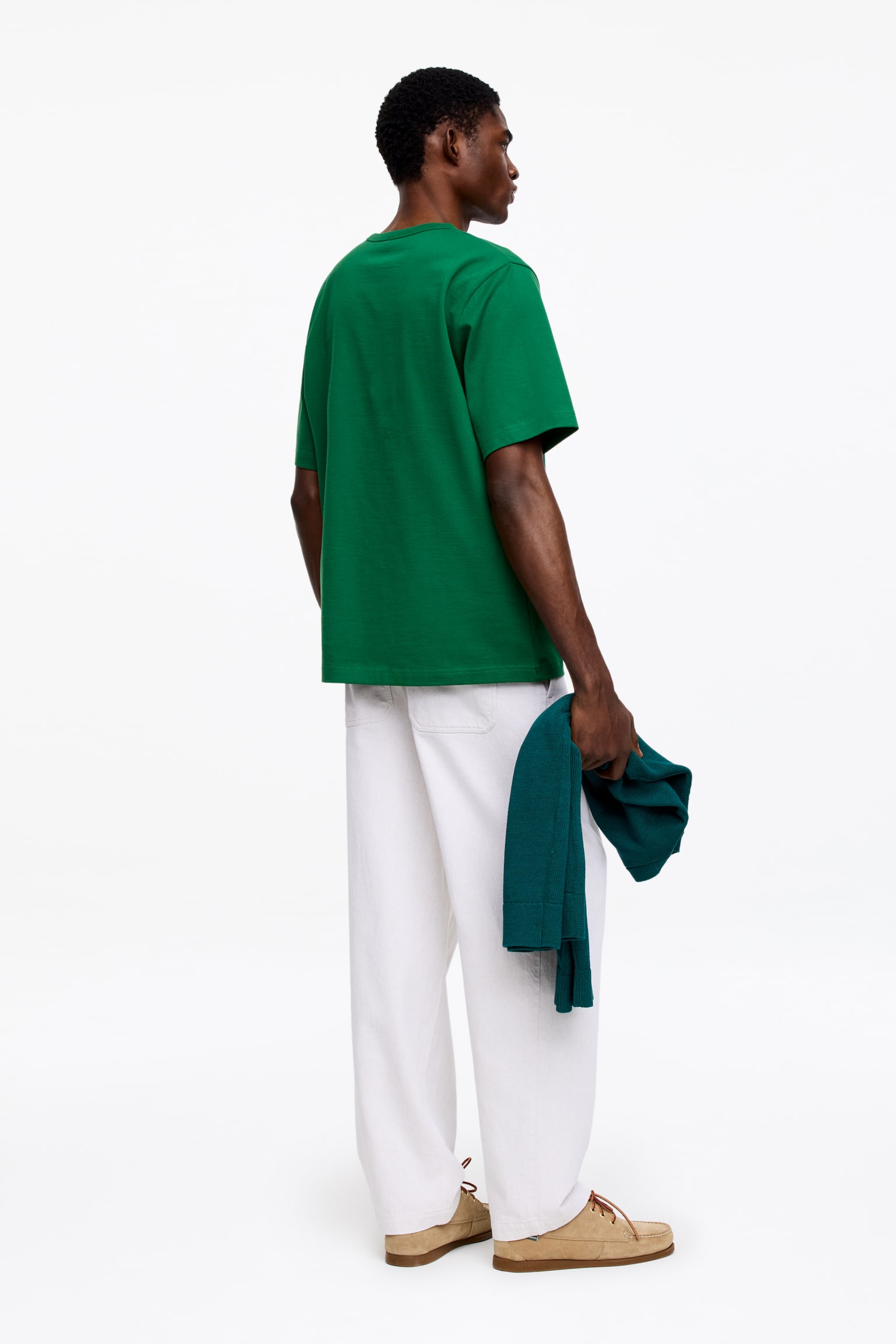 Oversized t-shirt 270 gsm - Grön/Mörklila/Mörkblå/Svart/Havre/Mörkgrön - 5