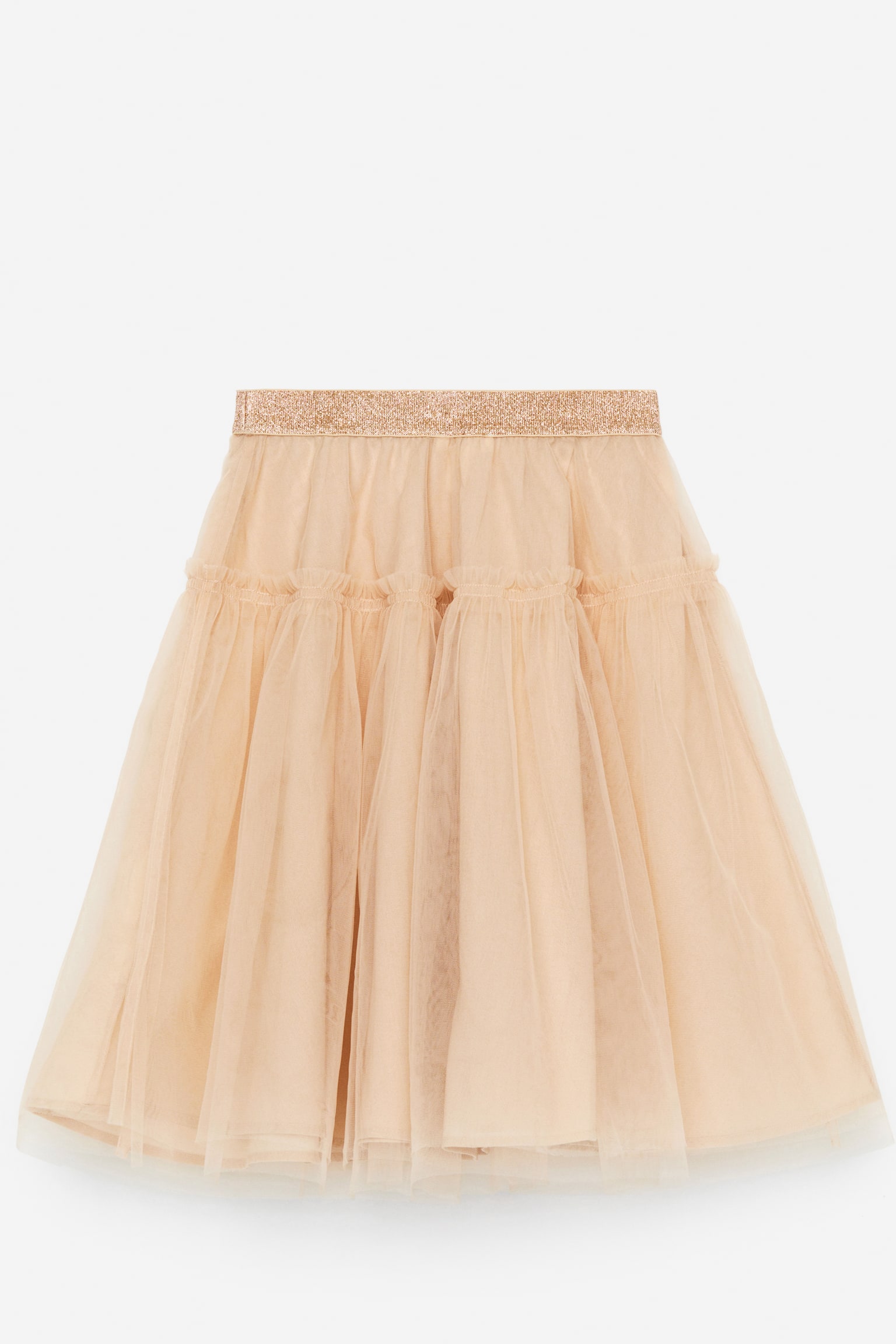 Tulle Skirt - Beige/Pink - 5