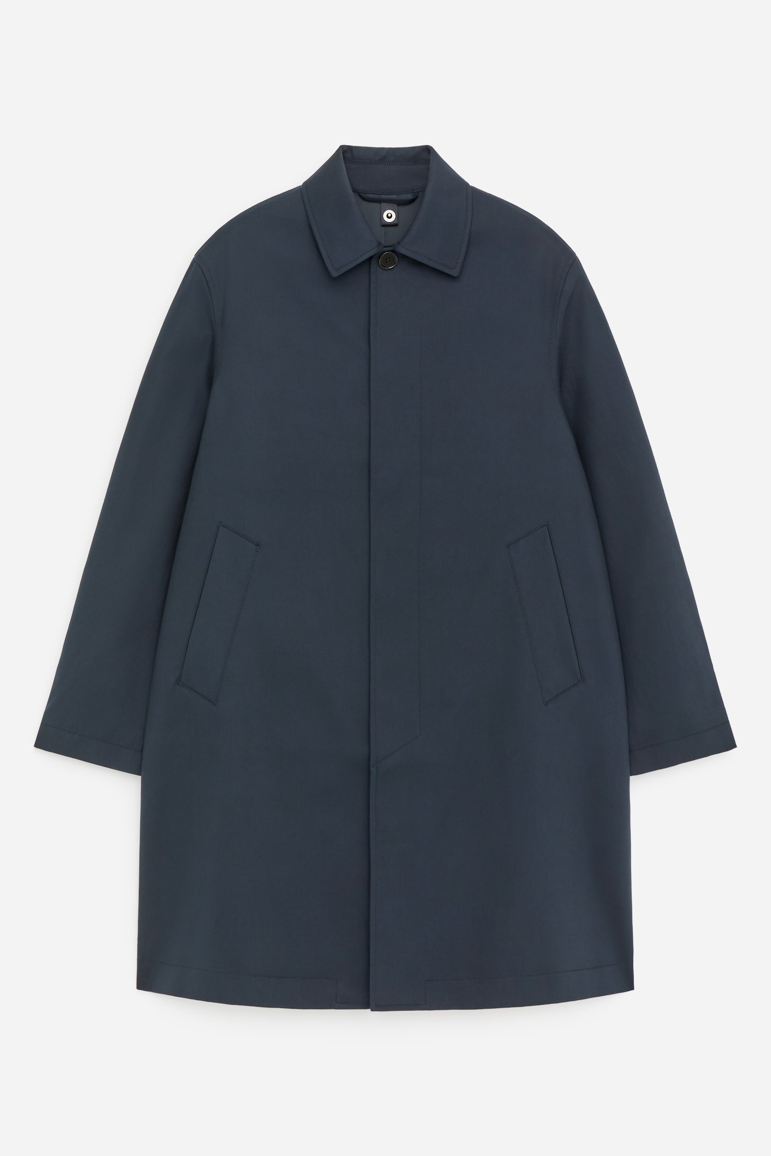 Lockerer Car Coat aus Baumwolle - Dunkelblau - 2