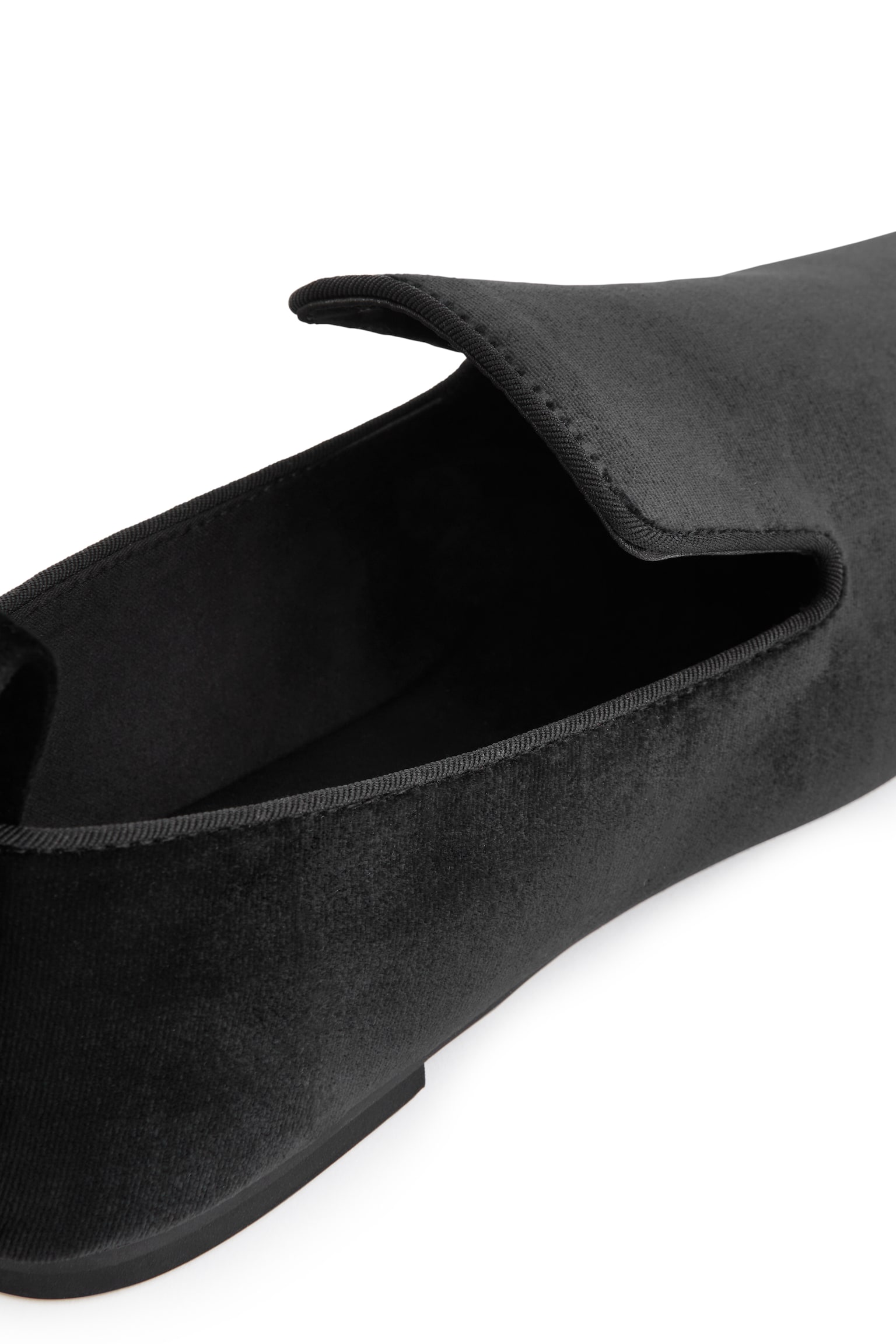 Indoor Velvet Loafers - Black - 3