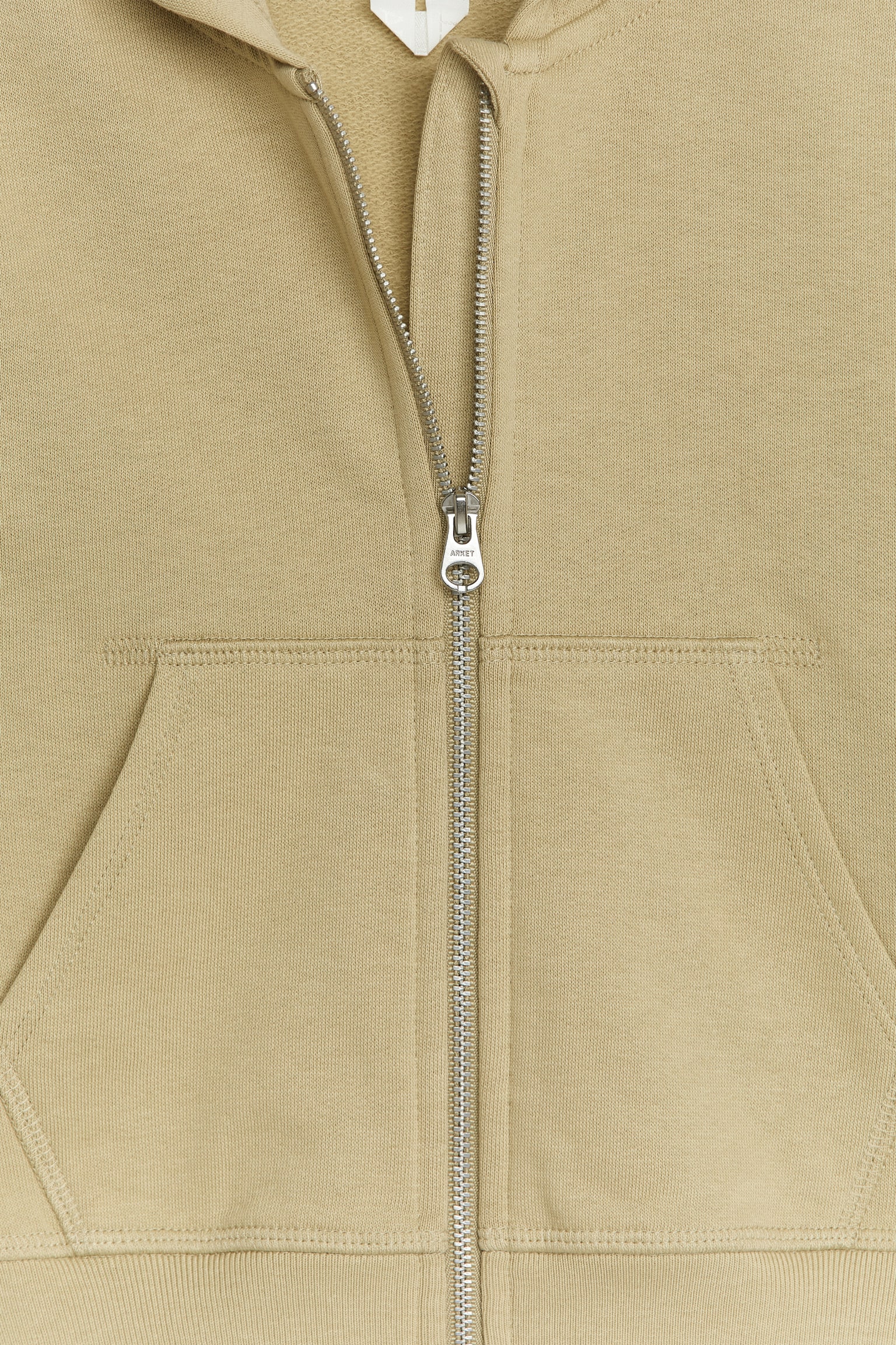 Zip Hoodie - Beige/Light Grey/Dusty Light Blue - 2