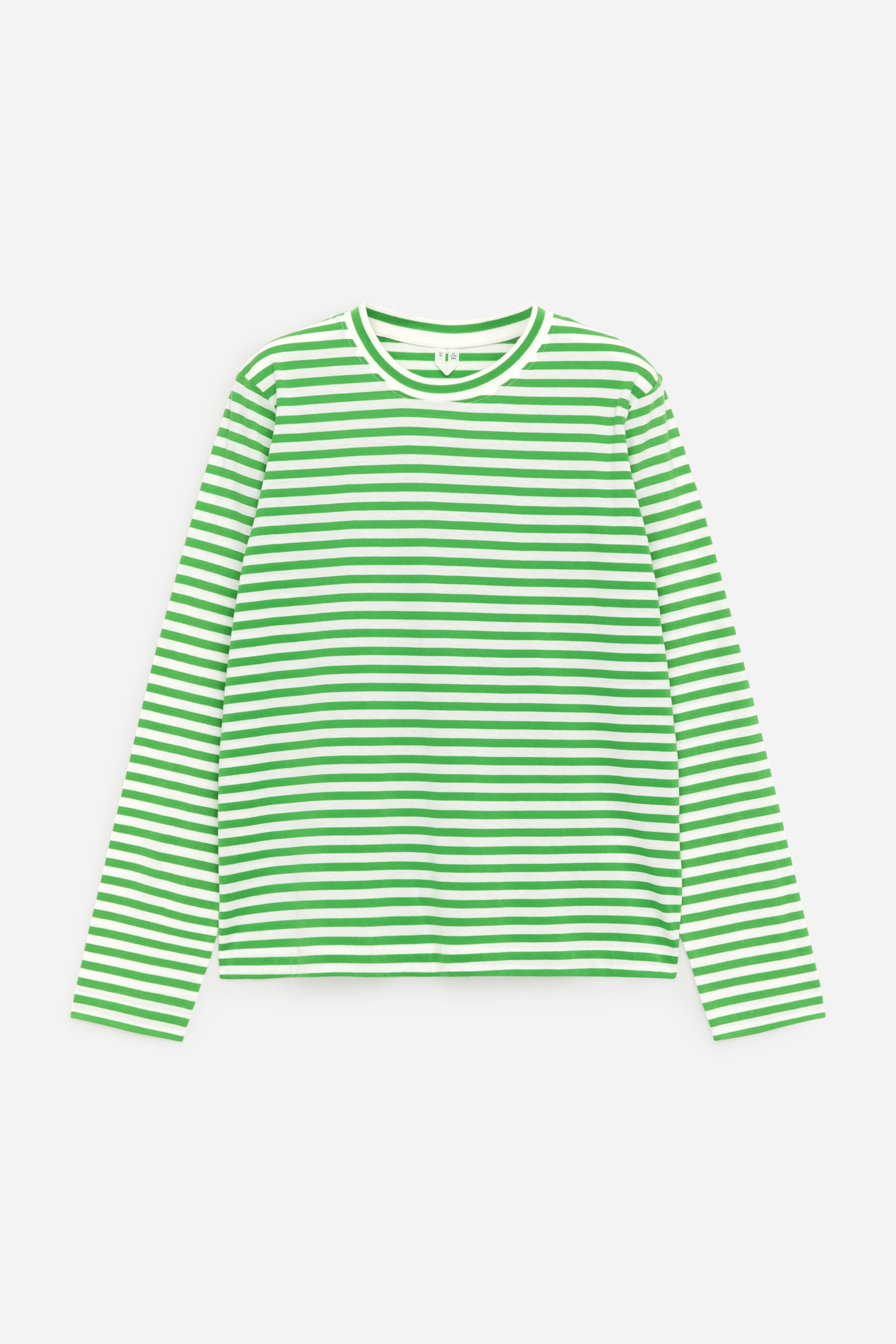 IRIS langærmet signatur-T-shirt - Hvid/grøn/Lyseblå/hvid/grå/Hvid/Brun/Sort/Råhvid/sort/Råhvid/Pink