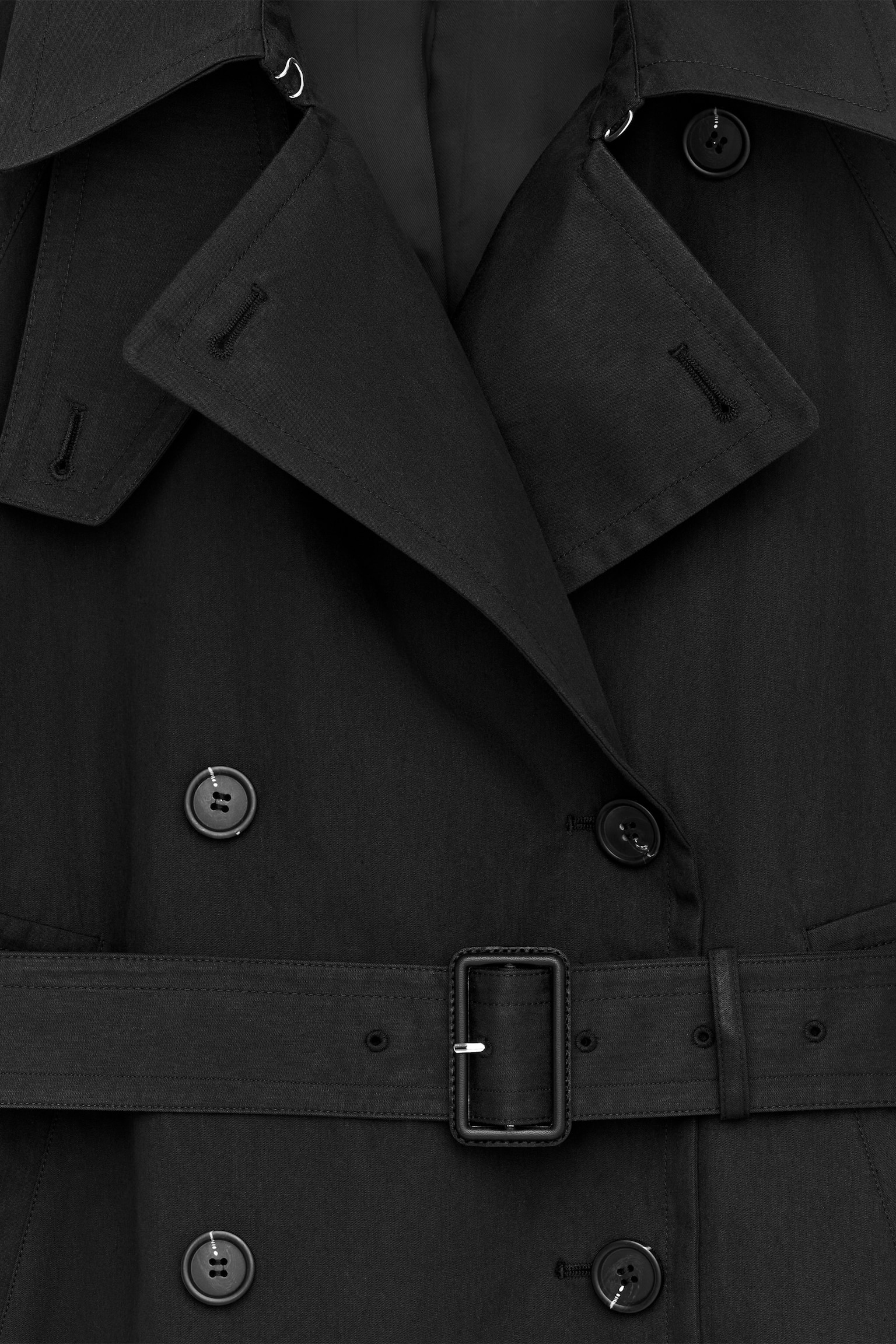 Trench oversize - Nero - 5