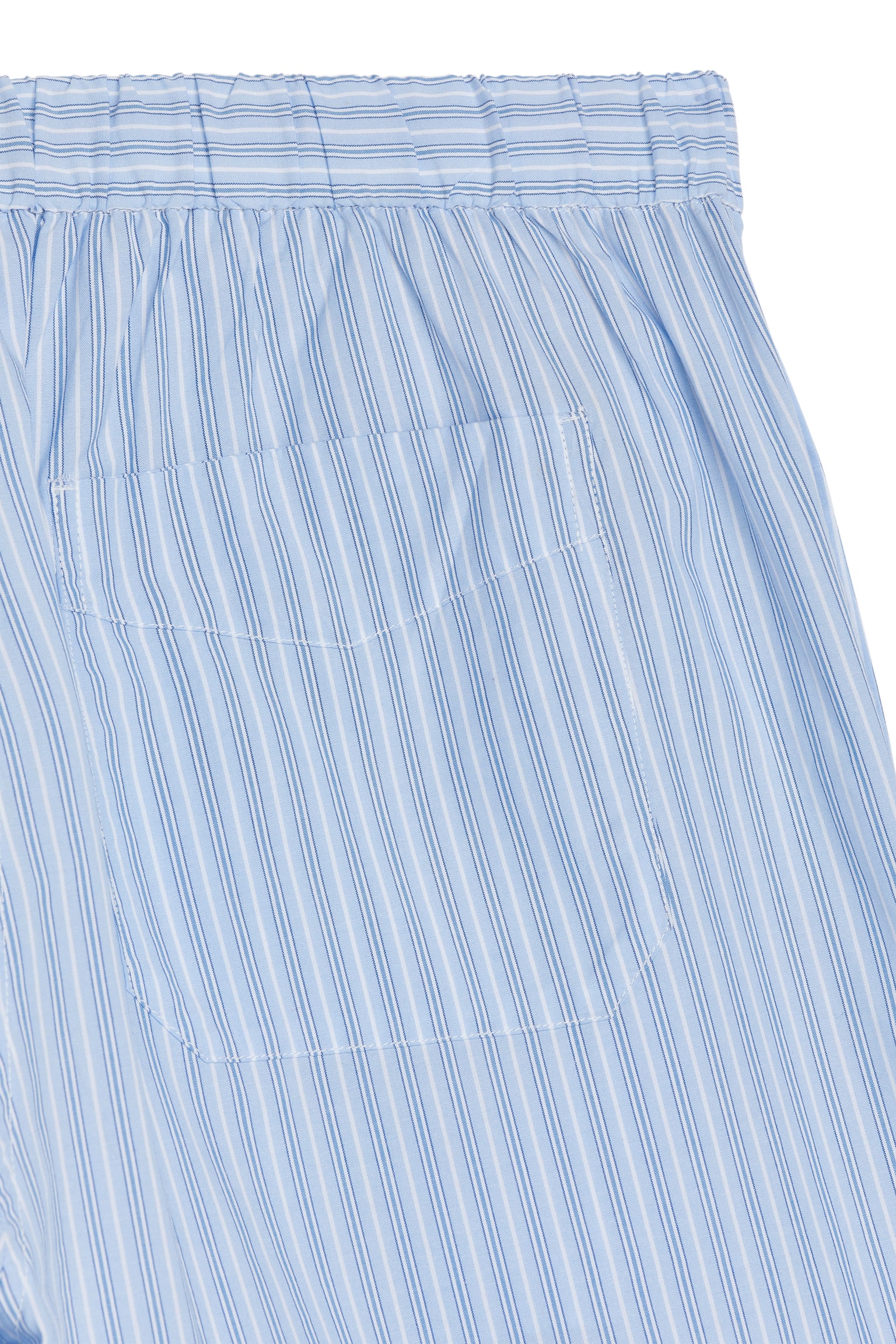 Cotton Pyjama Trousers - Light Blue/Striped - 7