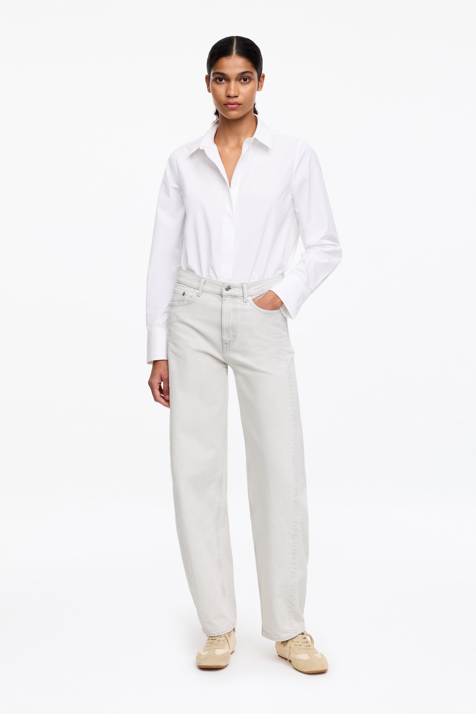 BLOOM barrel-leg jeans - Off-white/Svart/Blå/Mellanblå/Vit/Svart - 1