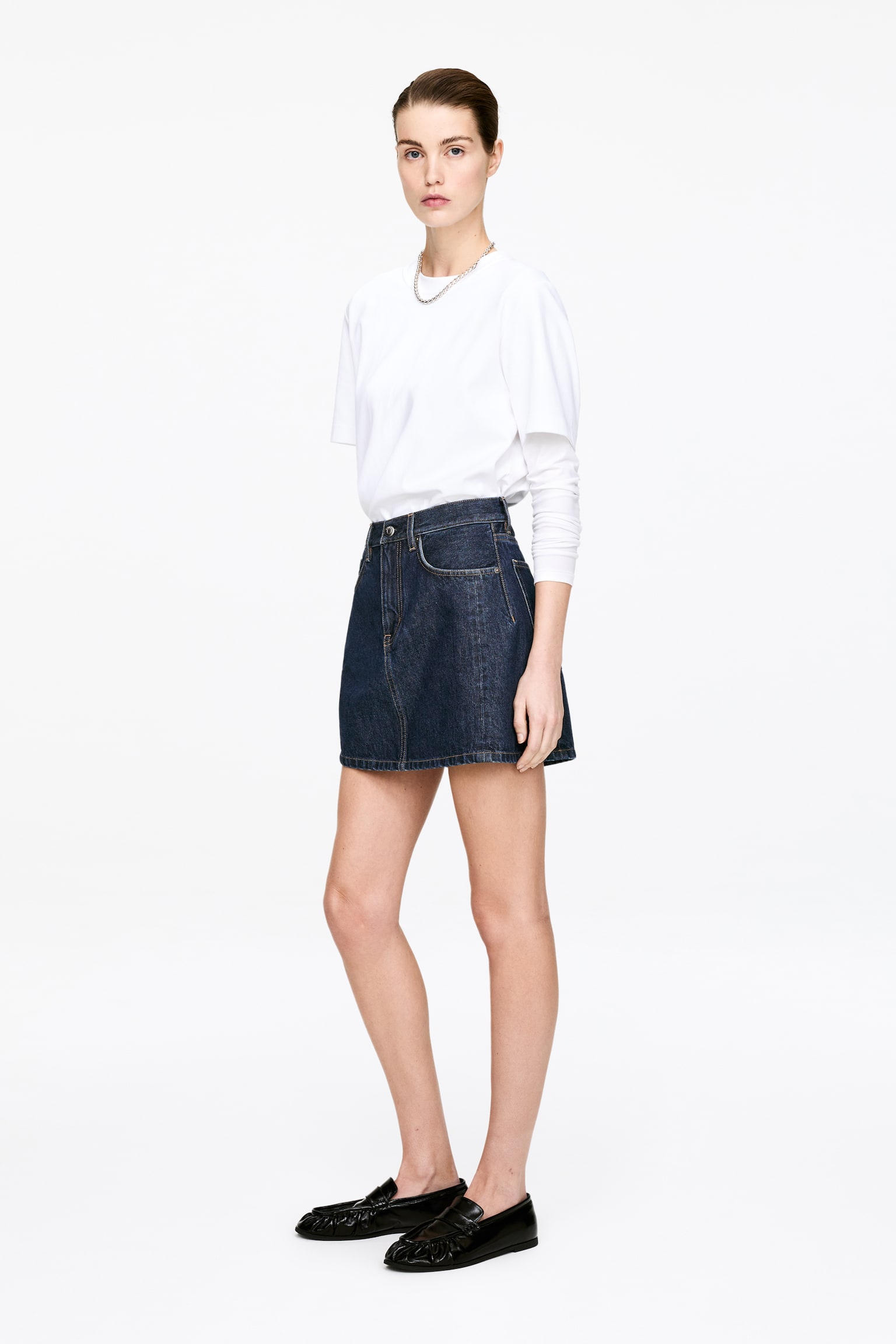 Mini-Jeansrock - Blau - 4