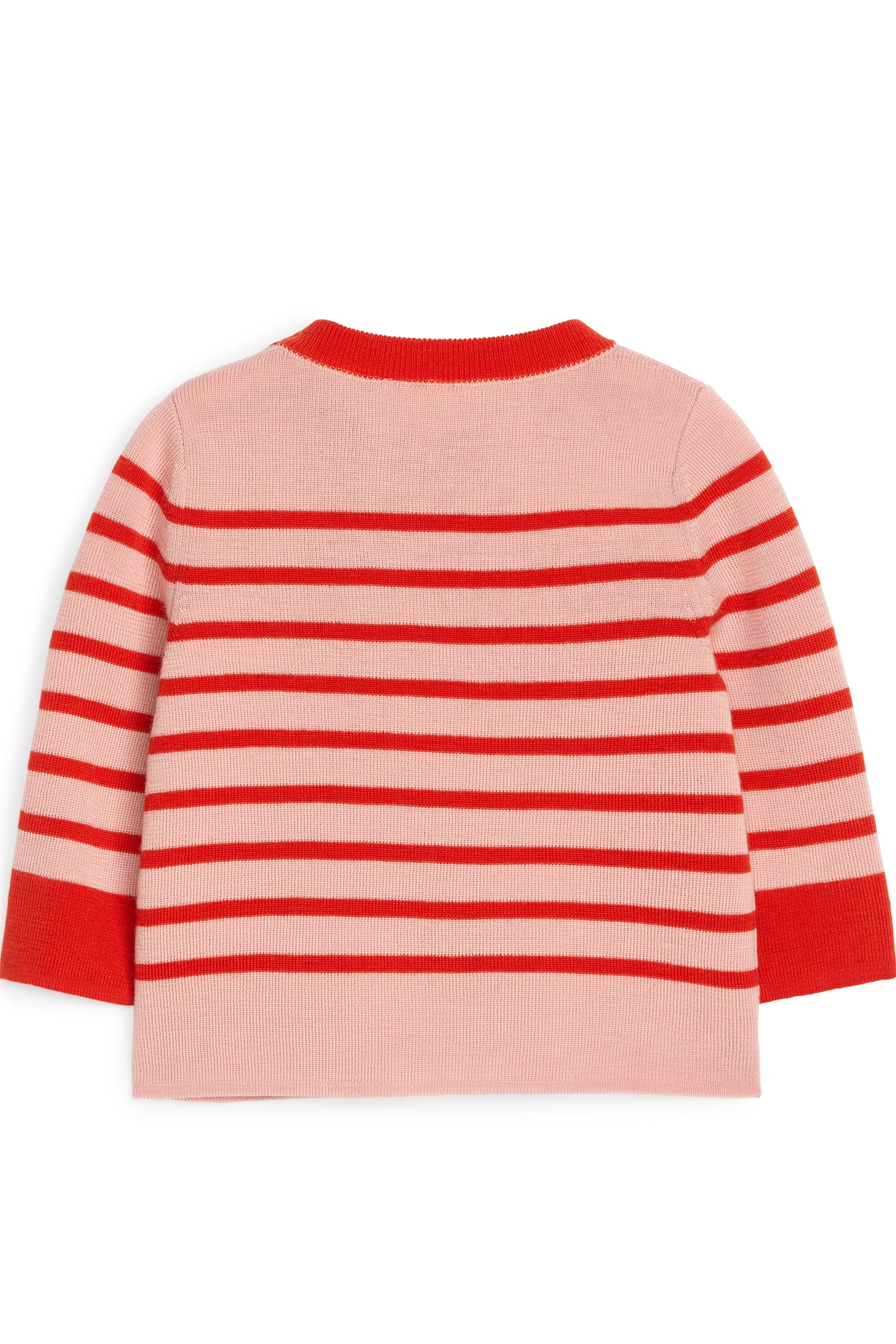 Wool Jumper - Pink/Red/Dark Blue/Off White - 3