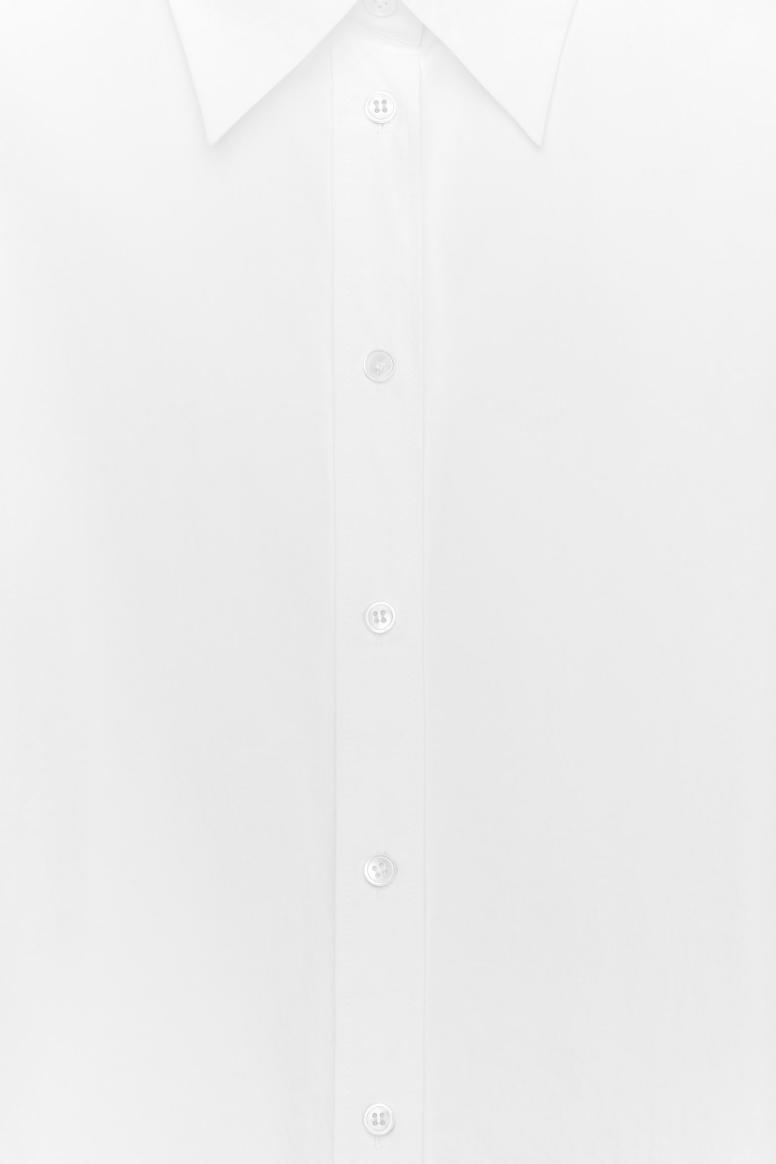 Hemd mit weiten Ärmeln - Weiß/Schwarz - 5