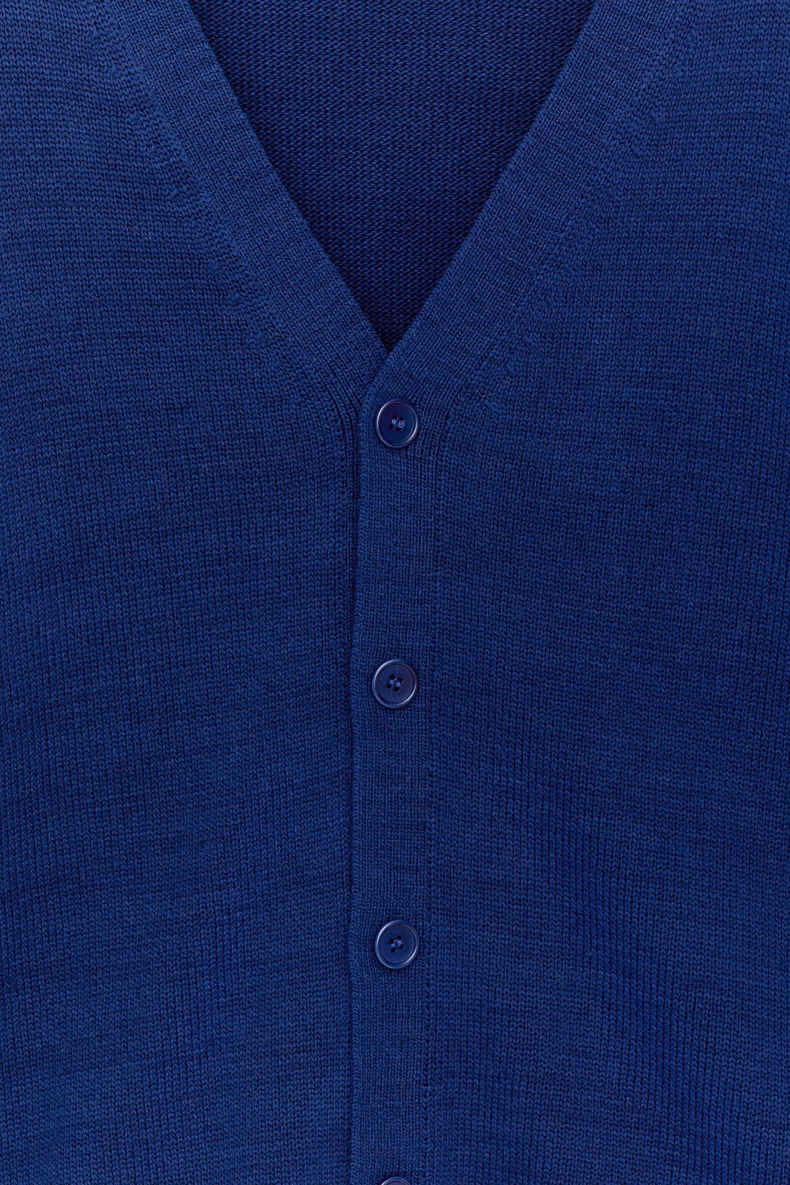 Strickjacke aus Baumwolle - Dunkelblau - 4