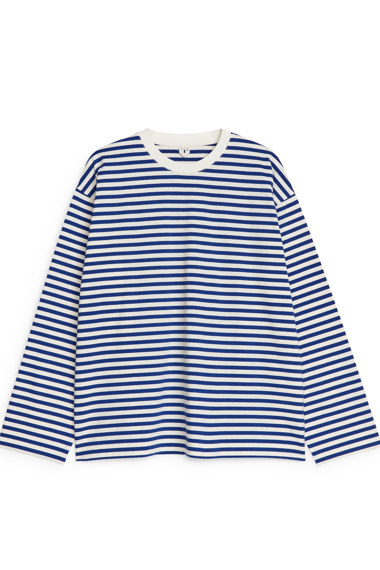 Striped T-Shirt - Bright Blue/Off White/Blue/Grey/Blue/Red/White/Blue/Off White/Blue - 2