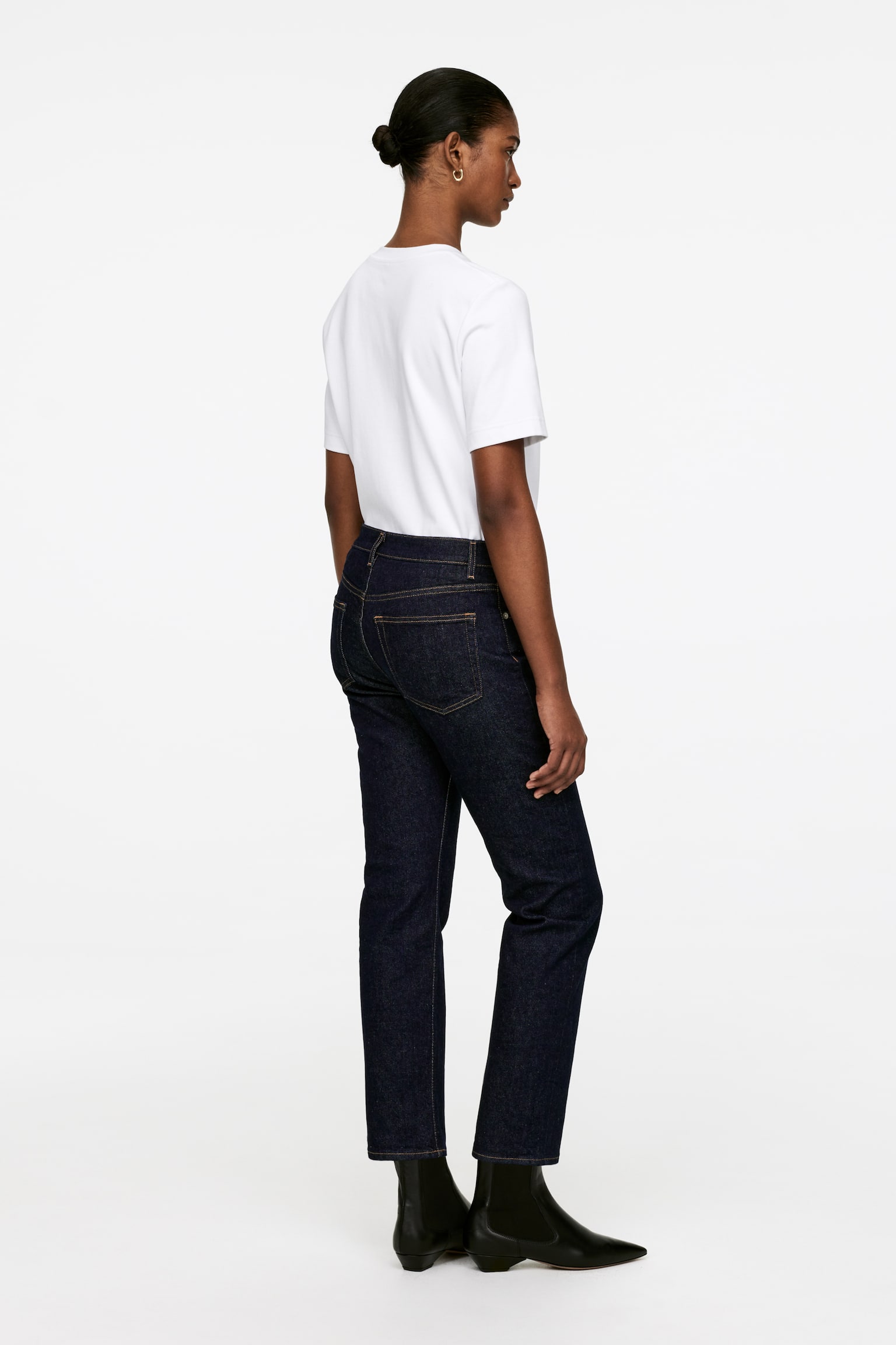 JADE CROPPED Slim Stretch Jeans - Dark Blue/Black/Washed Black/Dark Vintage Blue - 6