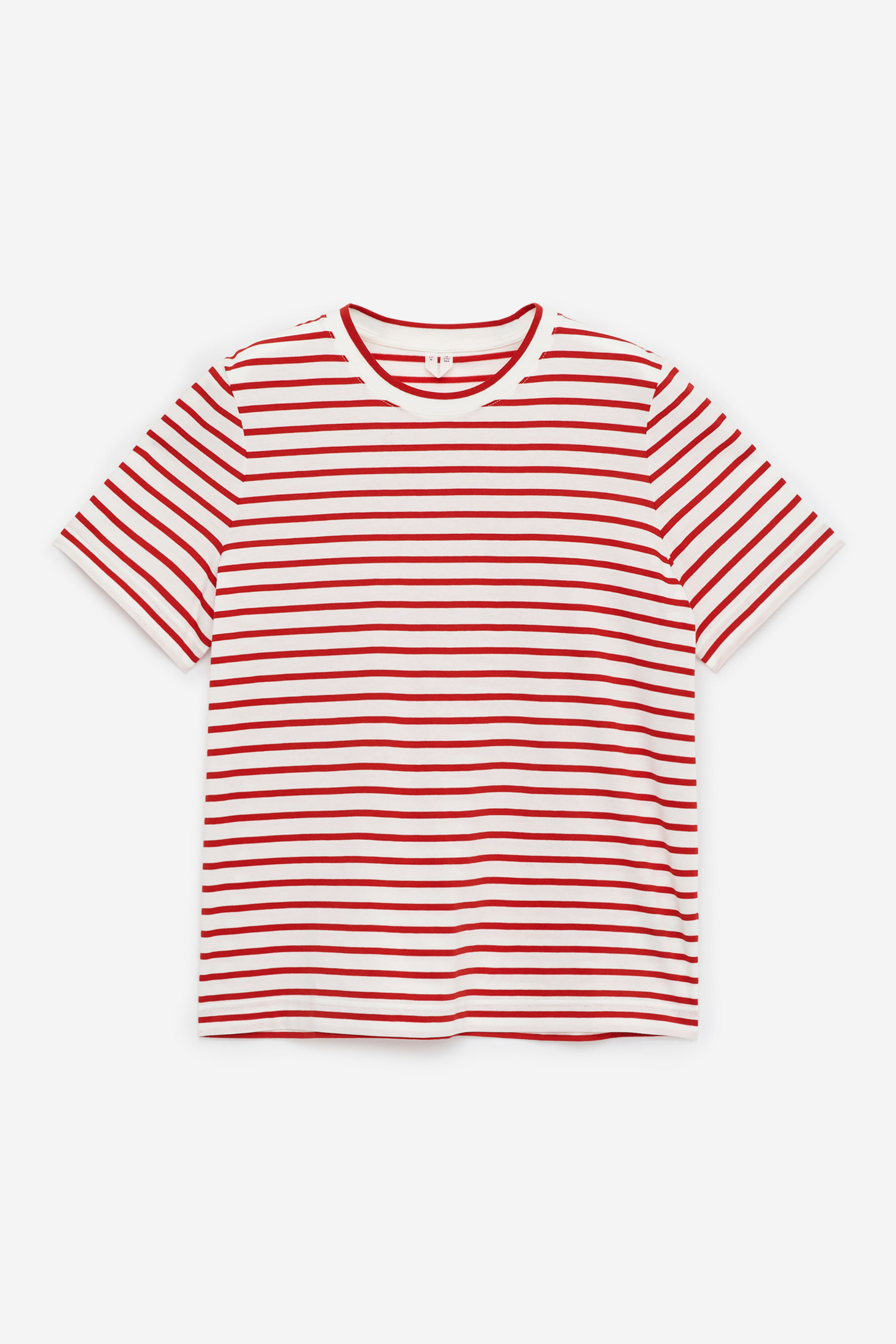 T-shirt en tissu léger LILY - Rouge/Blanc/Blanc/Bleu foncé/Gris chiné/Blanc/Noir/Rose