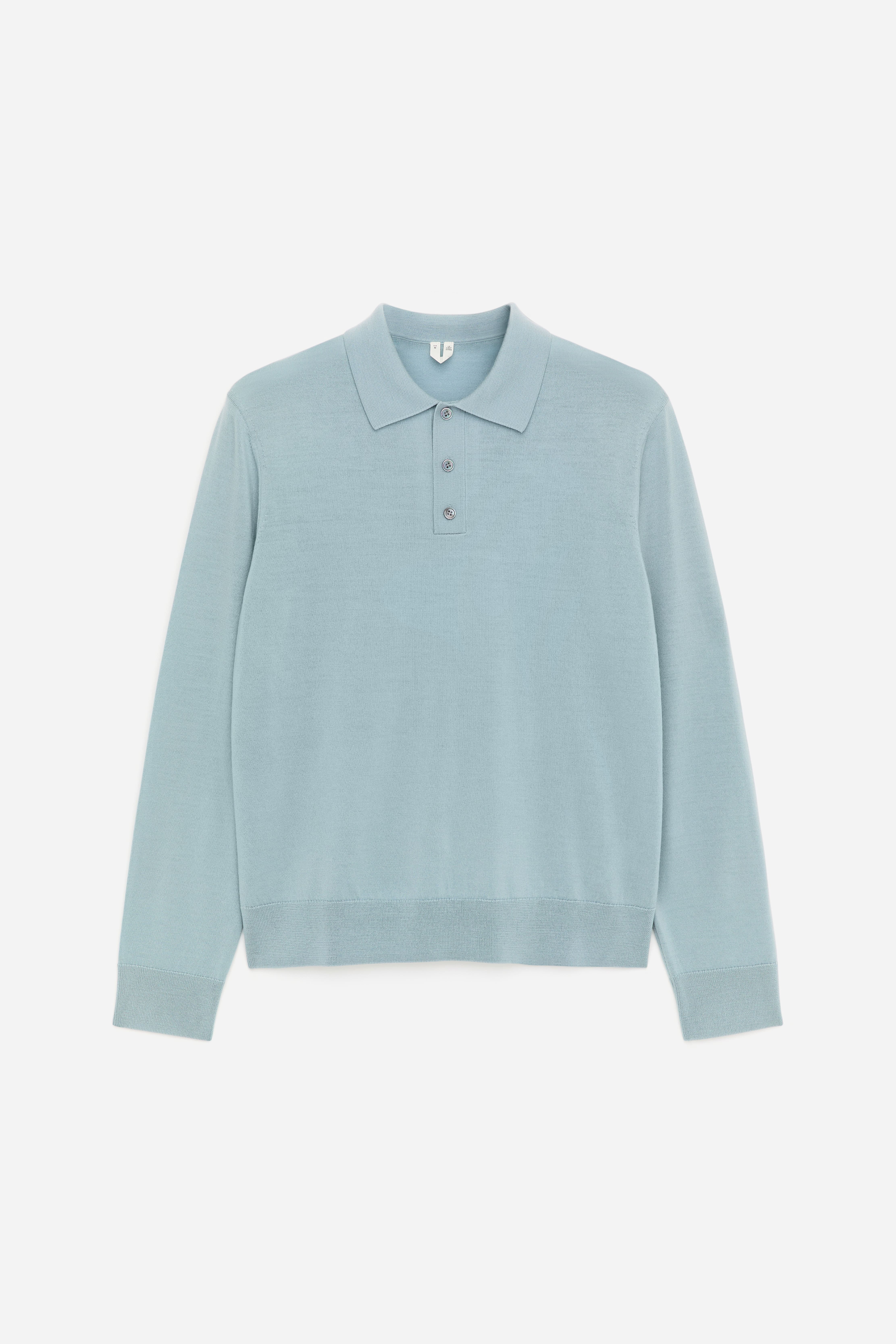 Polo aus Merinowolle - Hellblau/Dunkelblau/Dunkelgrün/Dunkelbraun/Graumeliert