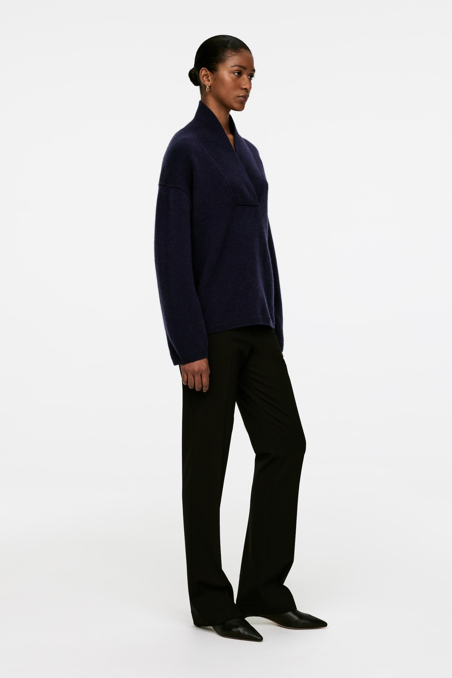 Cashmere Jumper - Dark Blue - 6