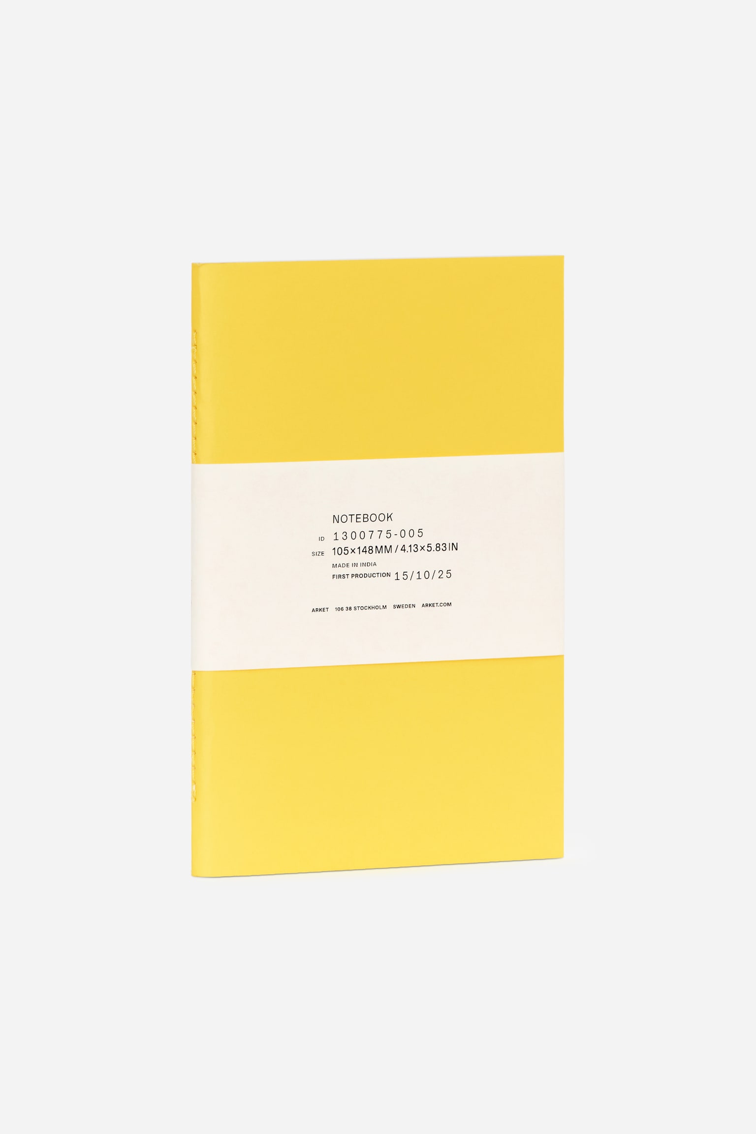 Quaderno in formato A6 - Giallo/Rosa/Verde