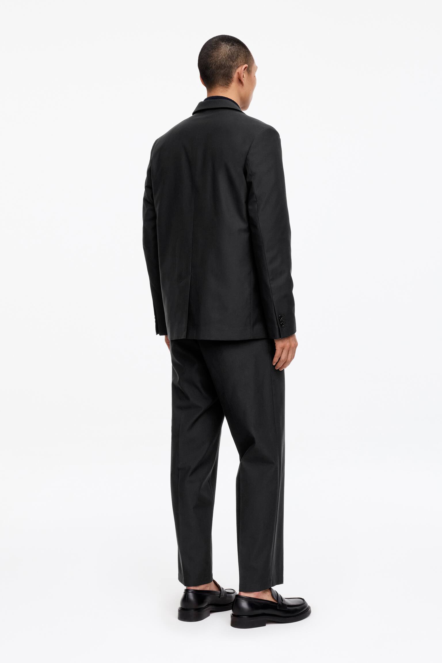 Blazer aus Wolle und Baumwolle - Schwarz - 9