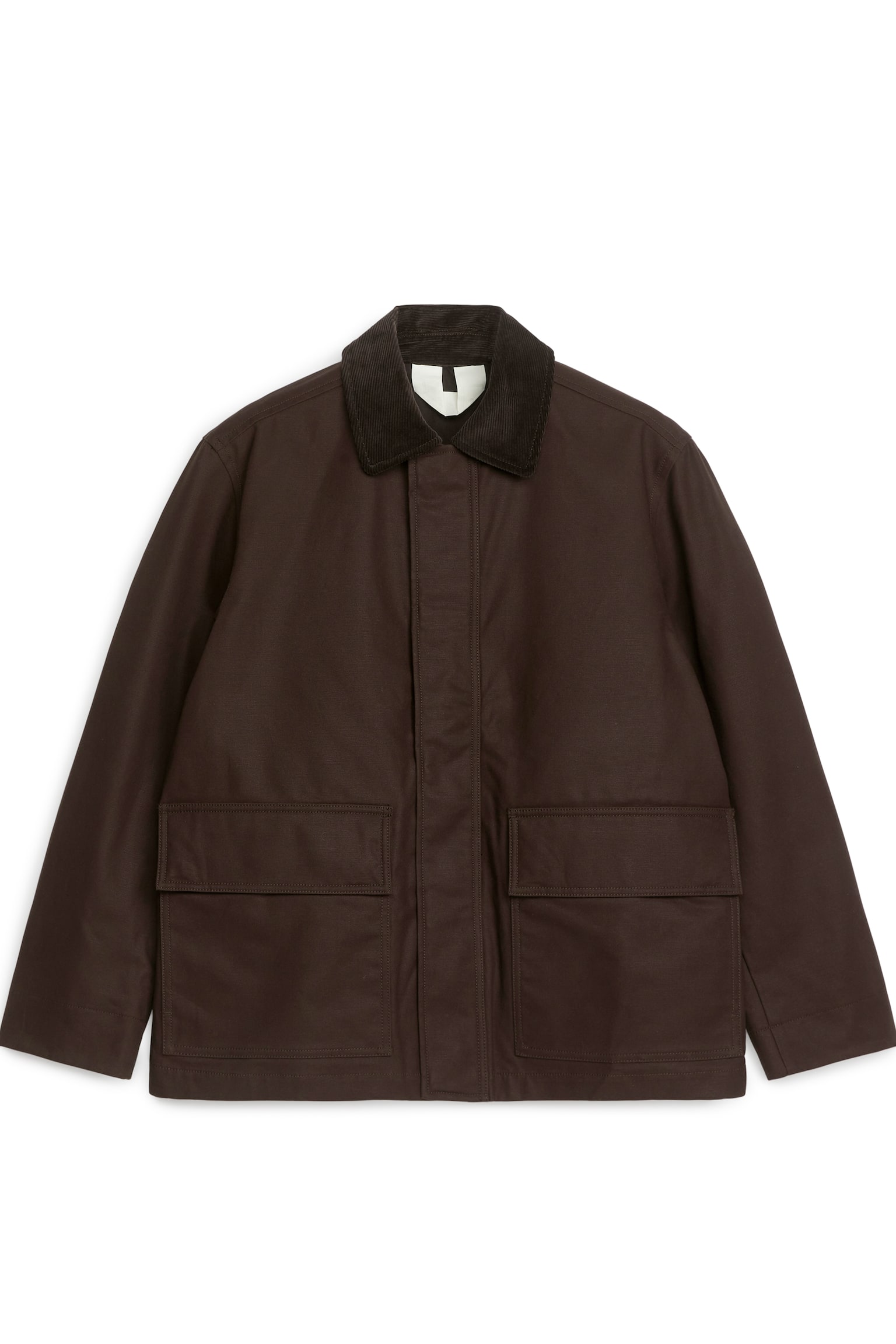 Waxed Cotton Jacket - Dark Brown/Dark Blue - 2