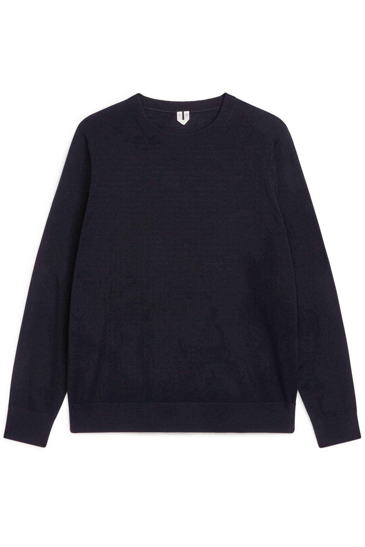 Fine Knit Merino Jumper - Dark Blue/Dark Green/Dark Brown/Black/Grey Melange/Khaki Green - 3