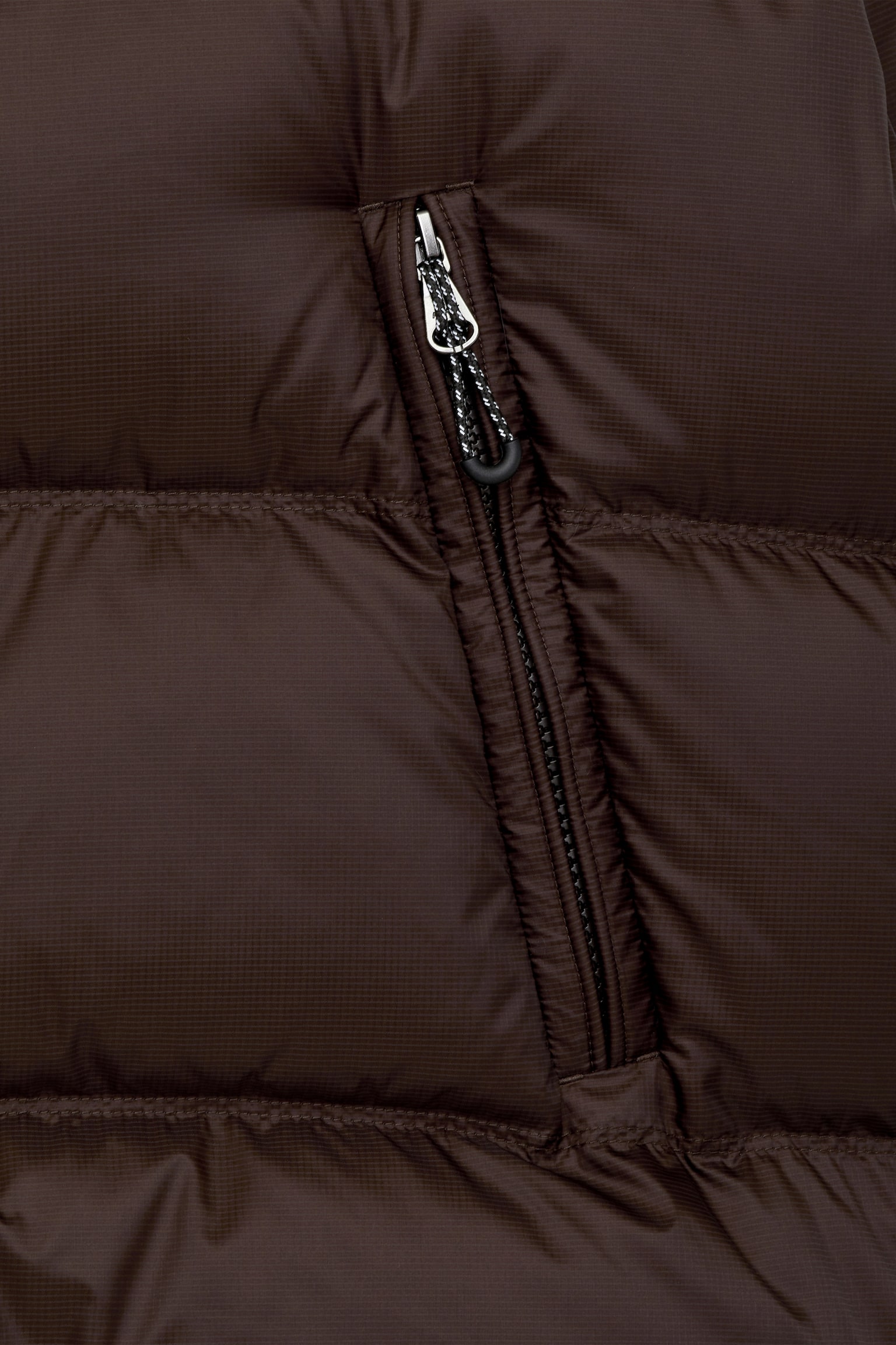 Αθλητικό μπουφάν από ανακυκλωμένο πούπουλο - Σκούρο Καφέ/Μαύρο/Πορτοκαλί - 6