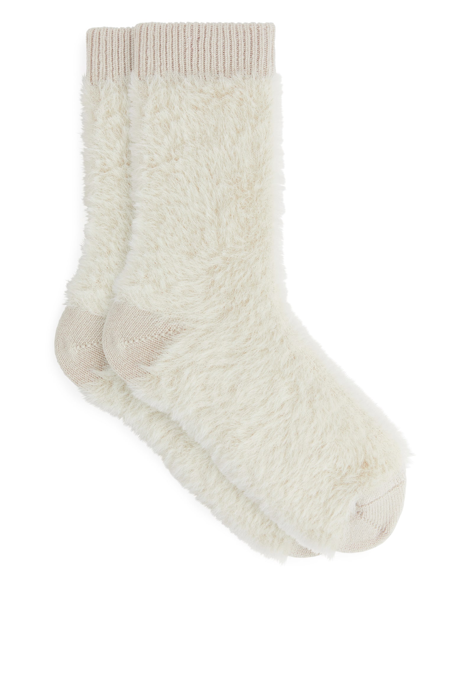 Fluffy Socks - Off-White - 1