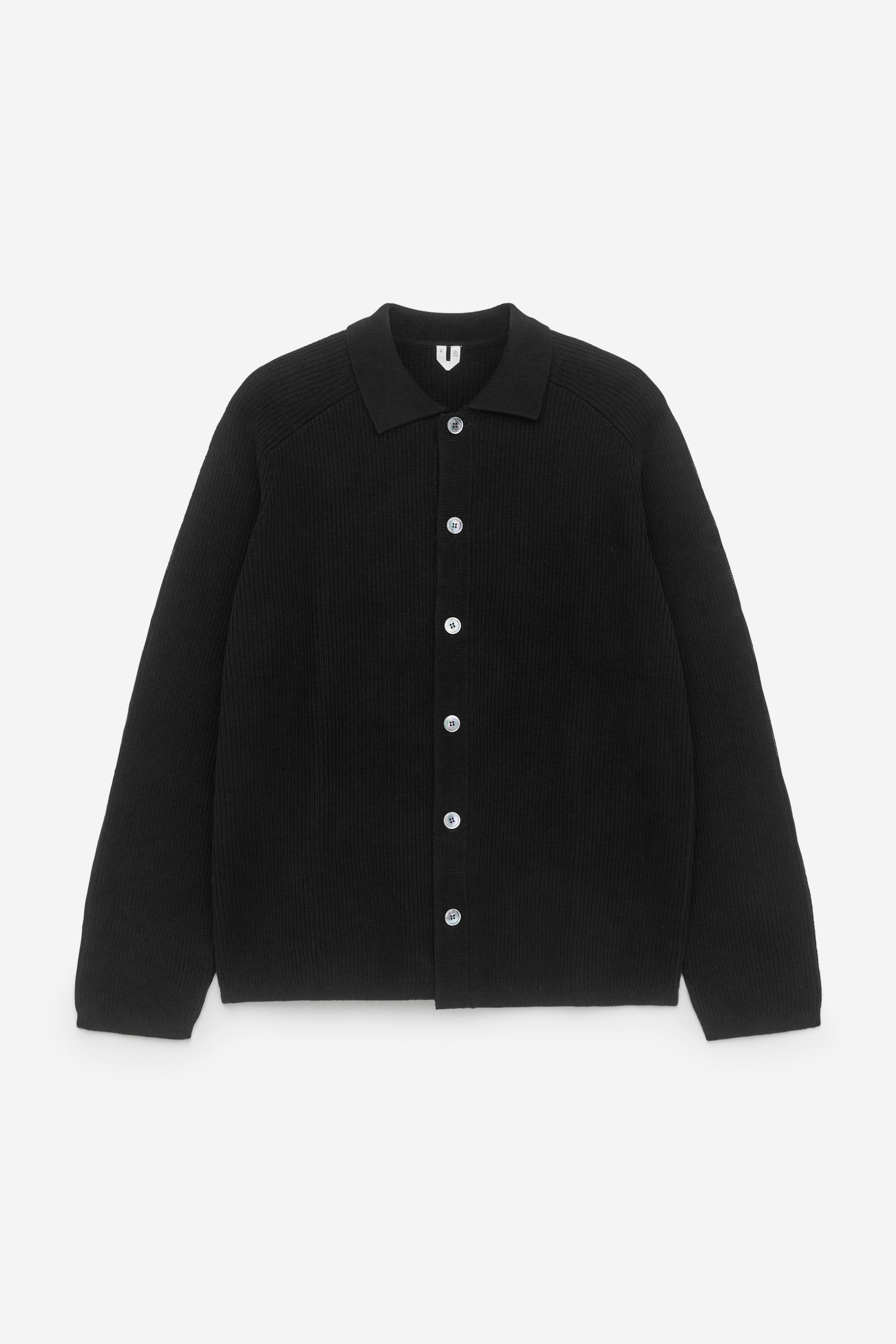 Strickjacke aus Baumwolle - Schwarz