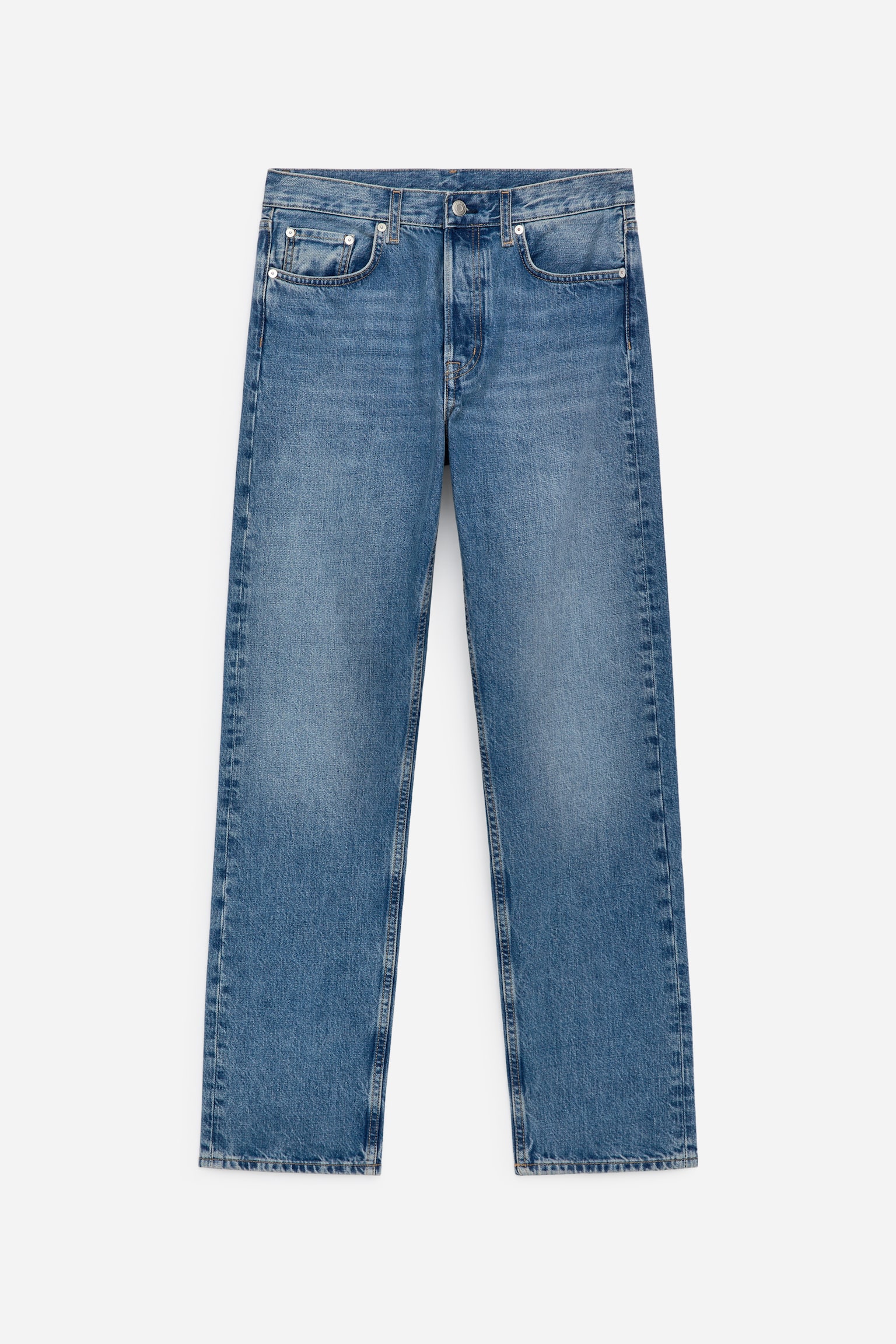 SNOW Straight Jeans - Mittelblau/Cremeweiß/Weiß/Taubenblau/Schwarz - 2