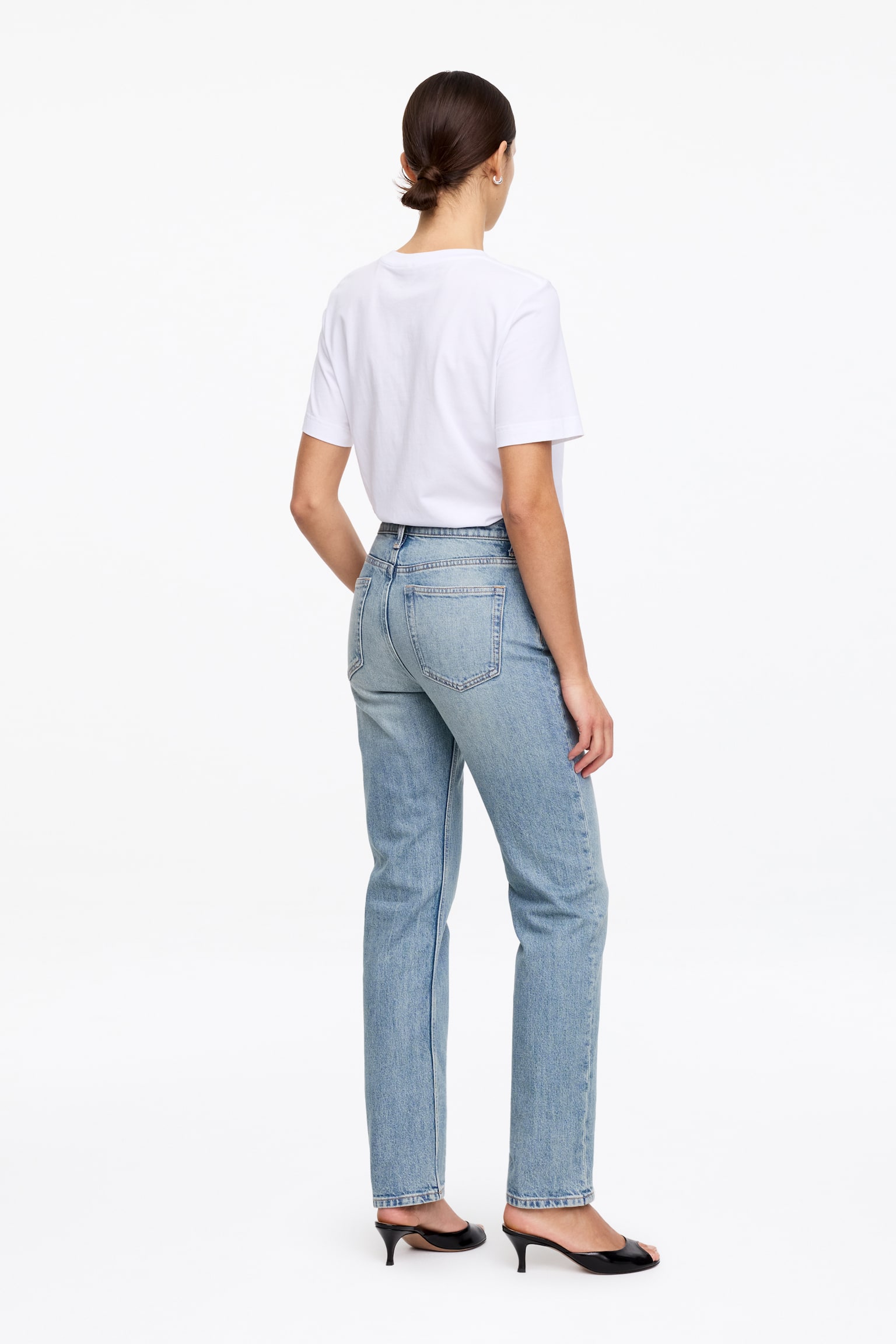 JADE lange slim-fit jeans - Lichtblauw/Zwart/Blauw - 6