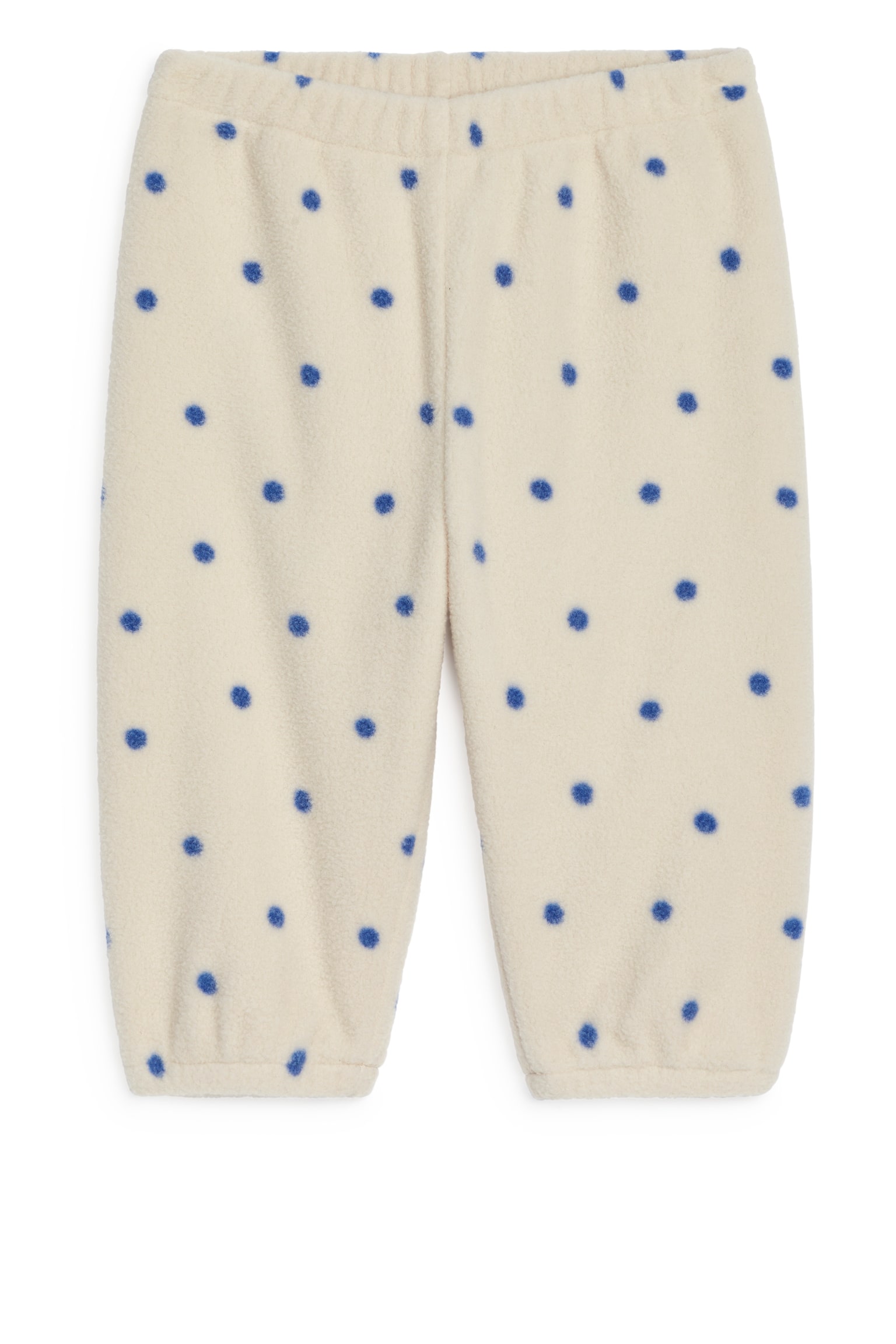 Fleece Sweatpants - White/Blue - 1