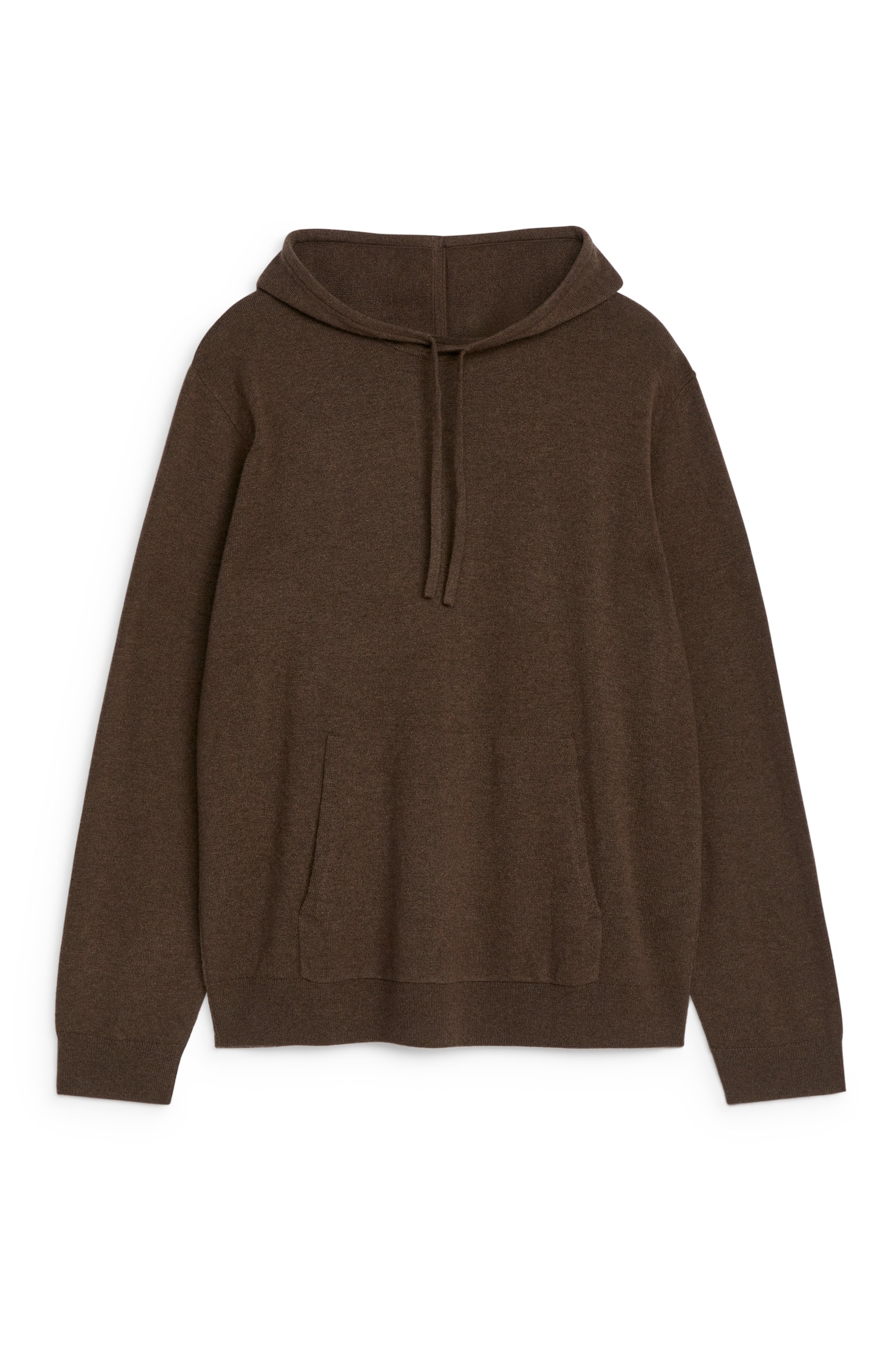 Wool-Cashmere Hoodie - Dark Mole - 1