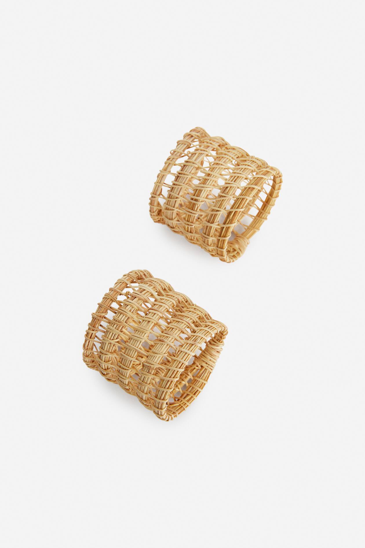 Napkin Rings Set of 2 Beige Home All H&M GB