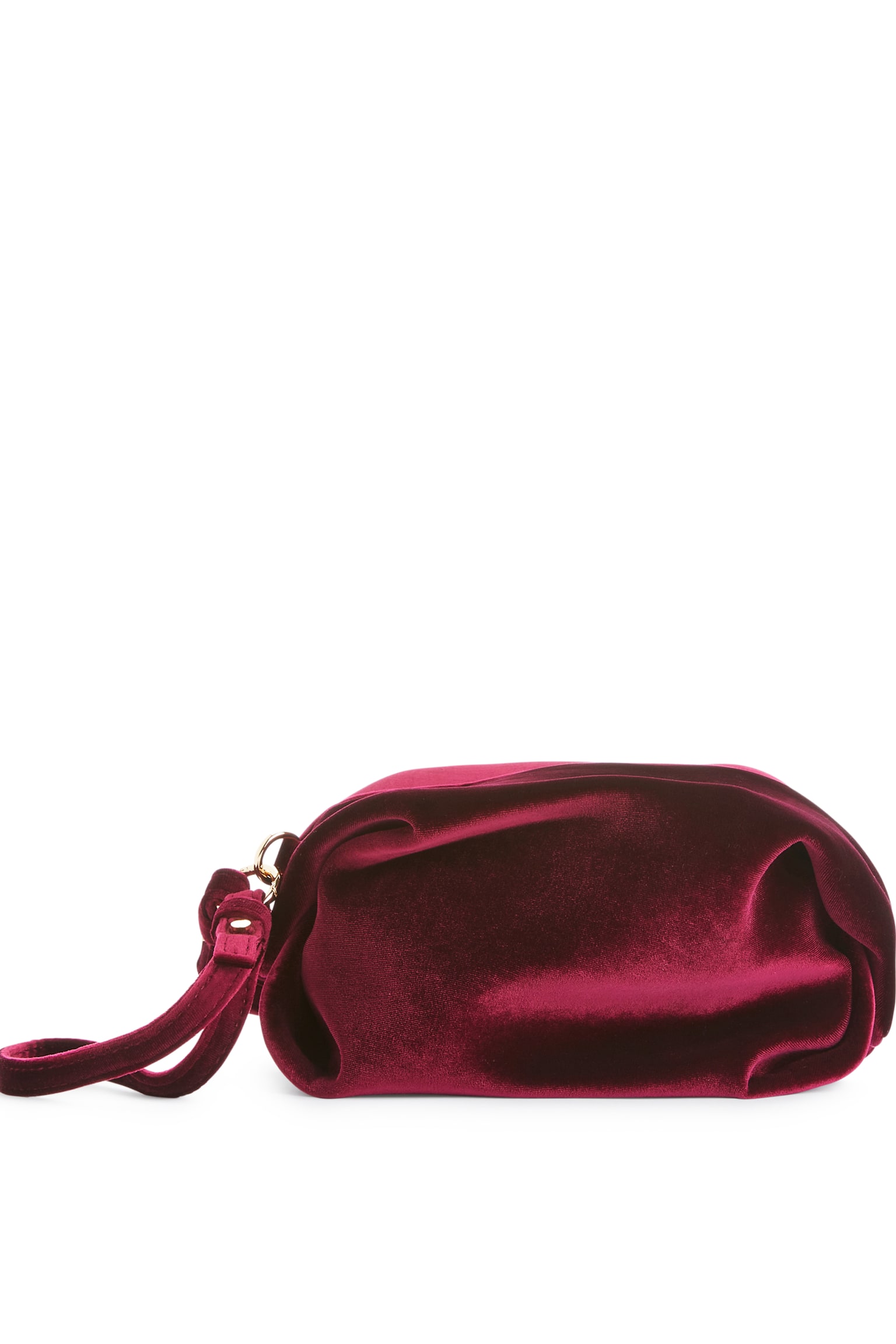 Velvet Mini Bag - Burgundy - 1