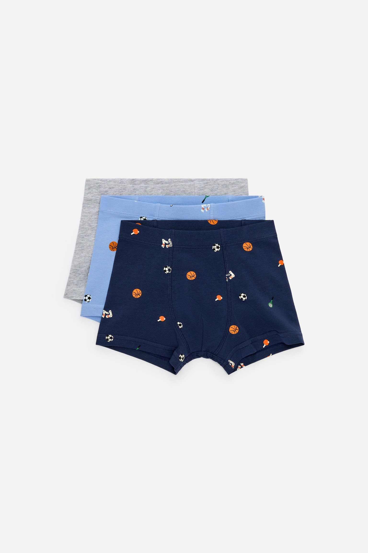 Jersey-Trunks - Blau/Sportmotiv/Mehrfarbig/Grün/Blau/Weiß/Hellblau/Khakigrün/Dunkelblau/Blau/Dinosaurier - 1