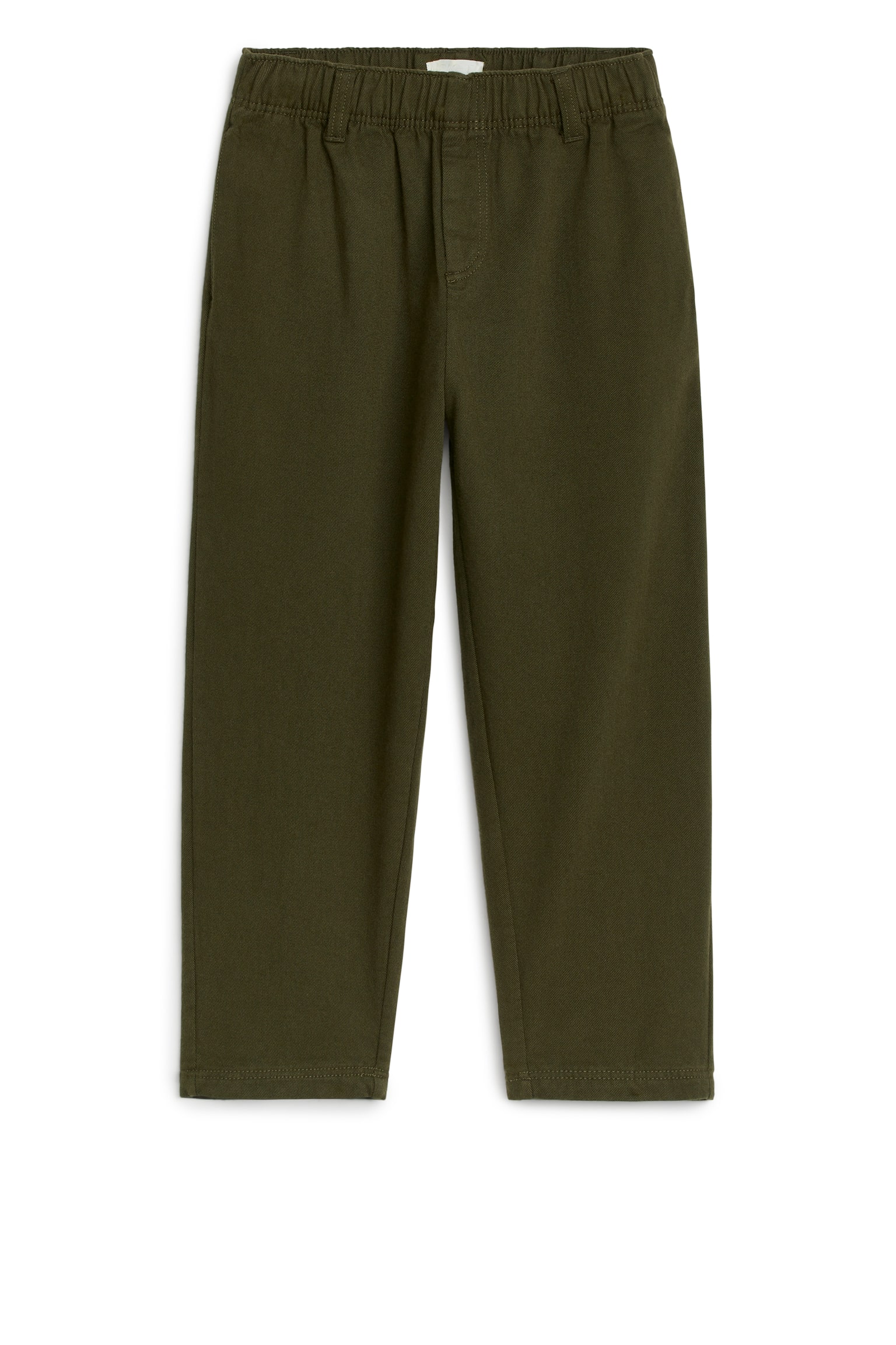 Tapered Cotton Chinos - Khaki Green/Black/Dark Blue - 1