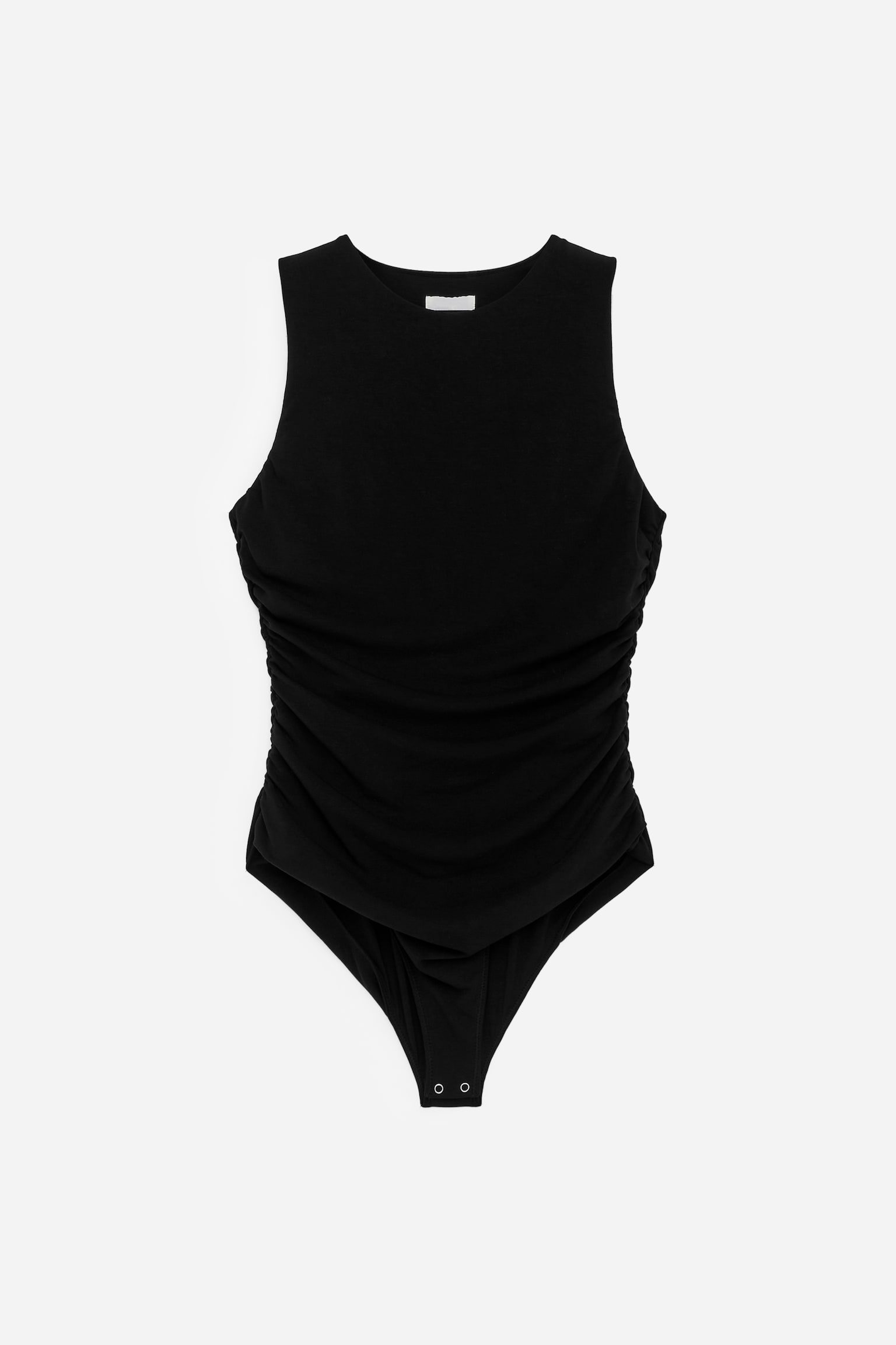 Ärmelloser Body - Schwarz - 2