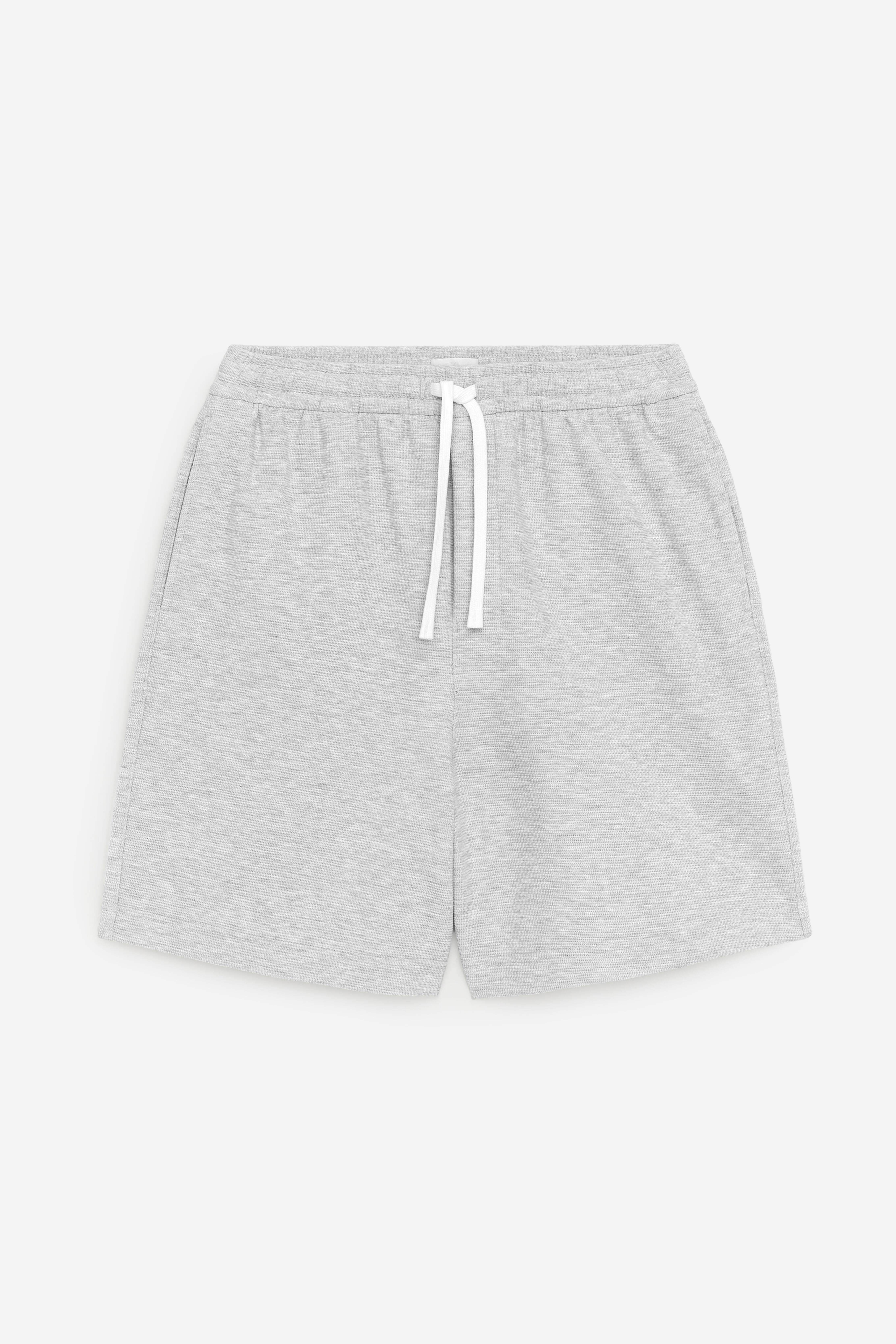 Trikåshorts - Ljusgråmelerad