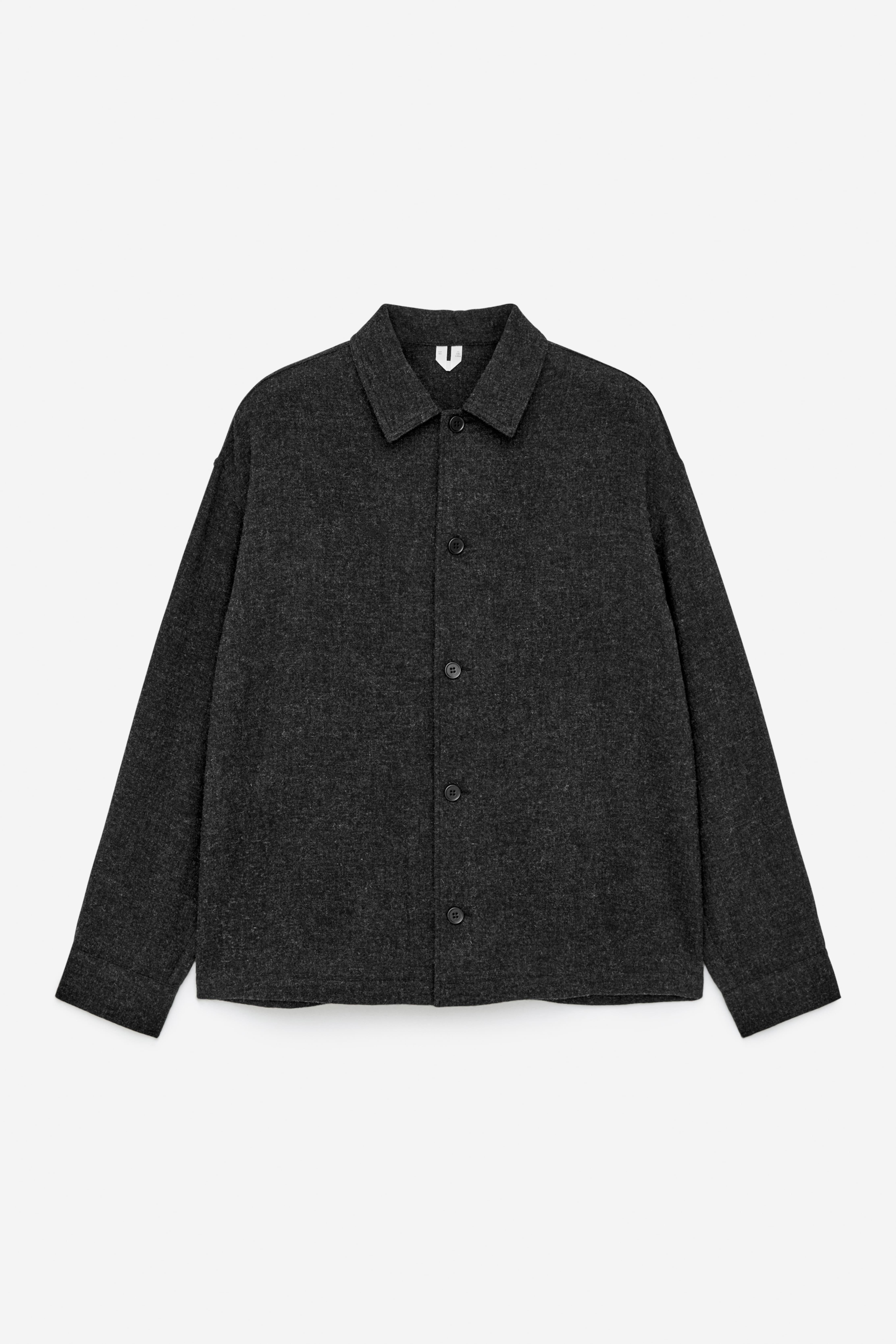 Overshirt dalla vestibilità rilassata - Grigio scuro