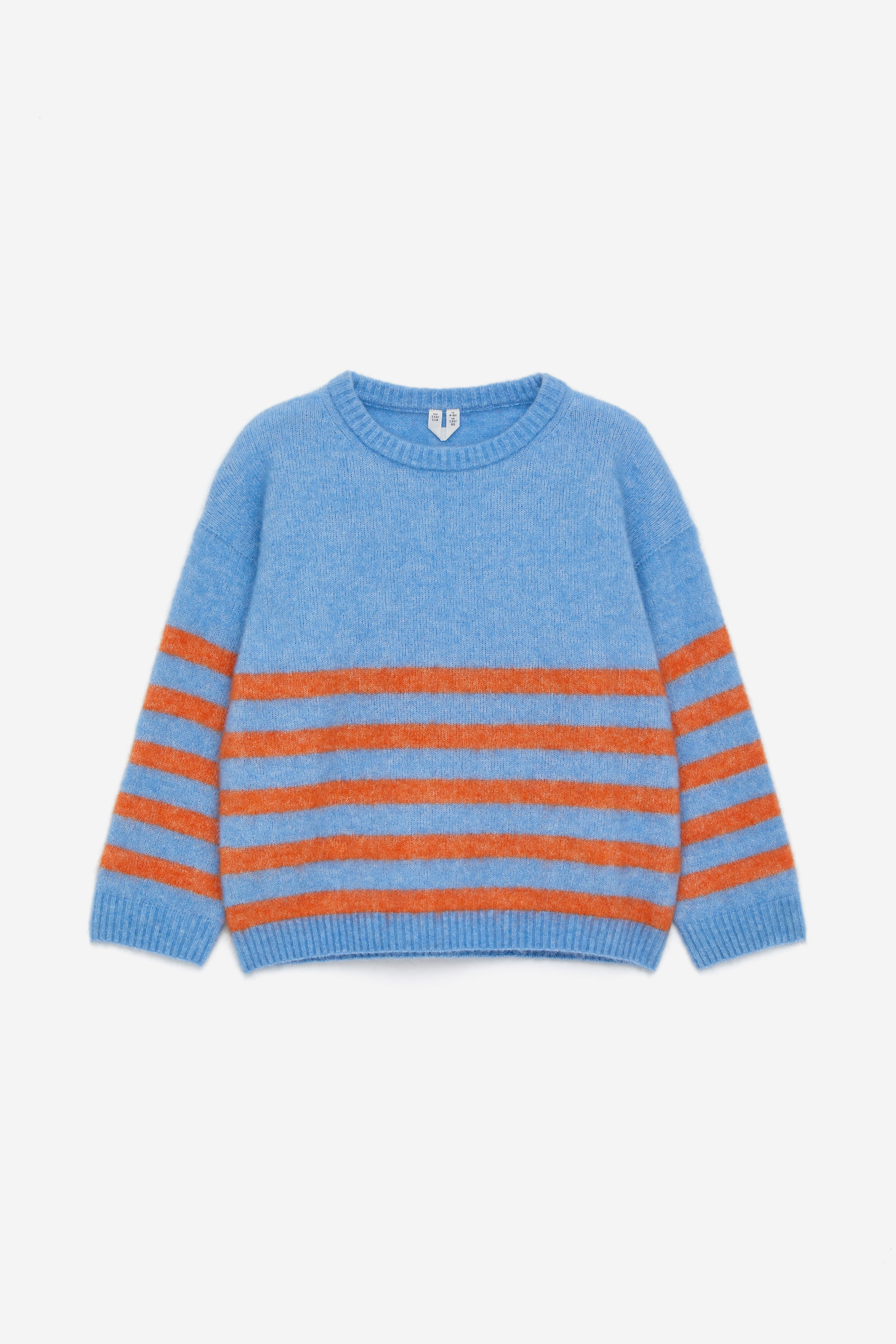 Pull en mélange de laine et d'alpaga - Bleu/Rouille/Vert/Turquoise