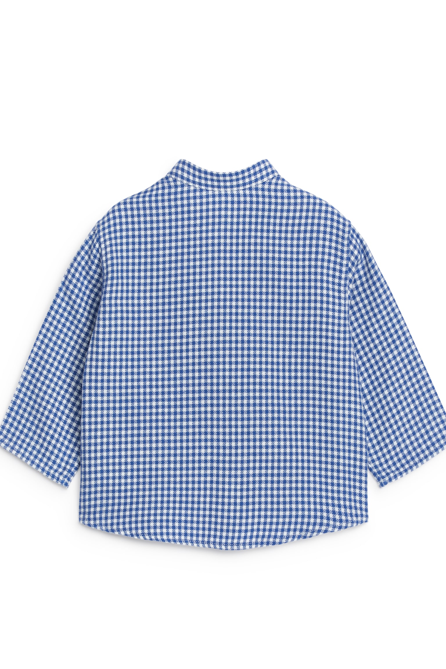 Flannel Shirt - White/Blue - 3