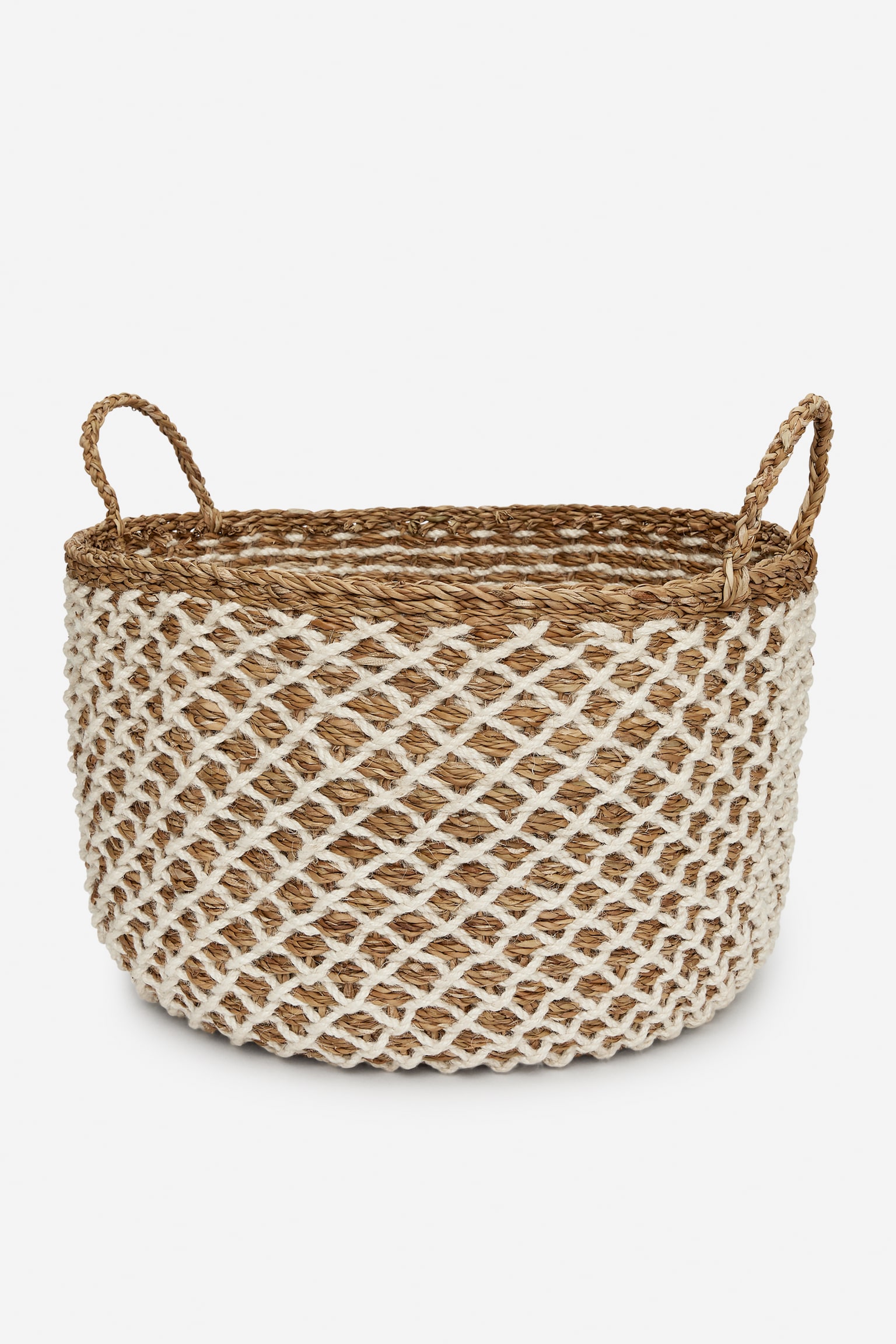 Large Storage Basket - Beige/Off White - 1