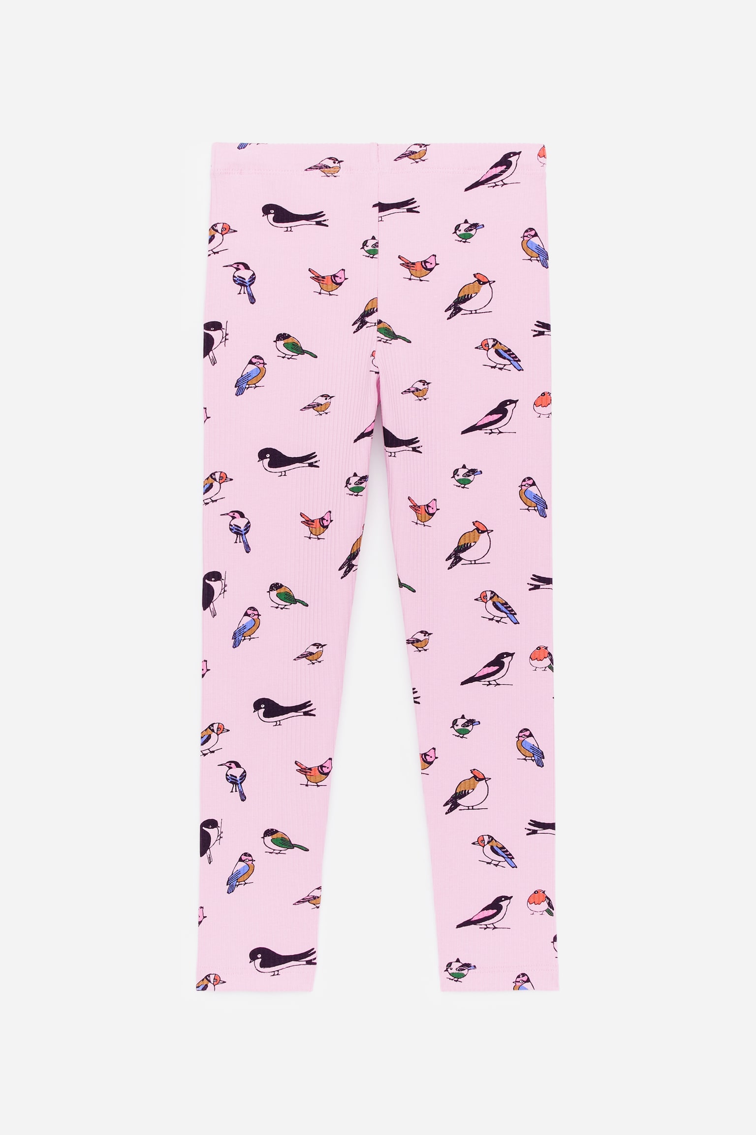 Colanți cu nervuri - Roz/Păsări/Albastru închis/Flori roz/Lila/Roșu/Roz/Portocaliu/Albastru/Burgundy Inimi/Inimi roz/roșii/Lila/Roșu - 3